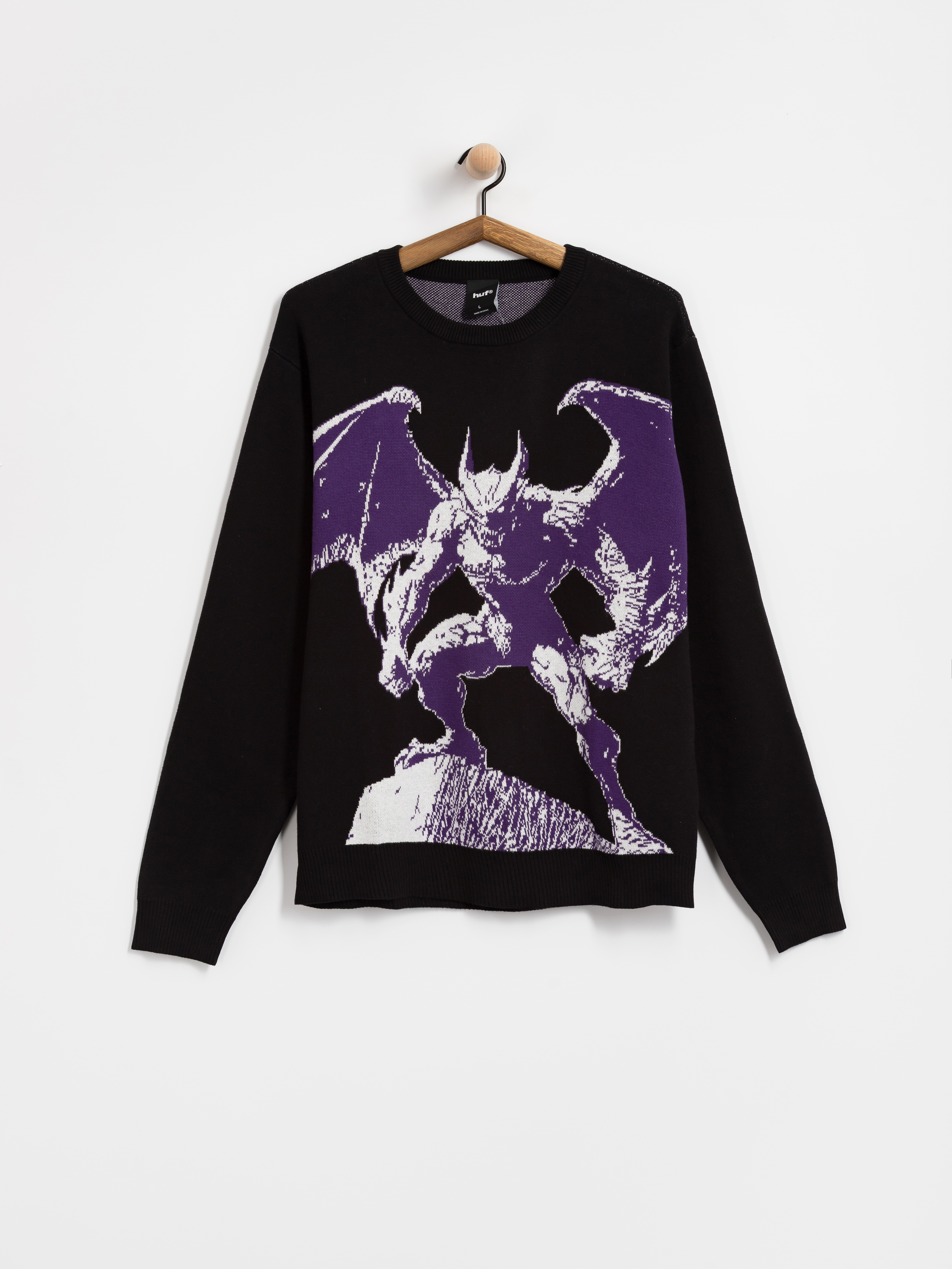 Светр HUF Heaven Can Wait (black)