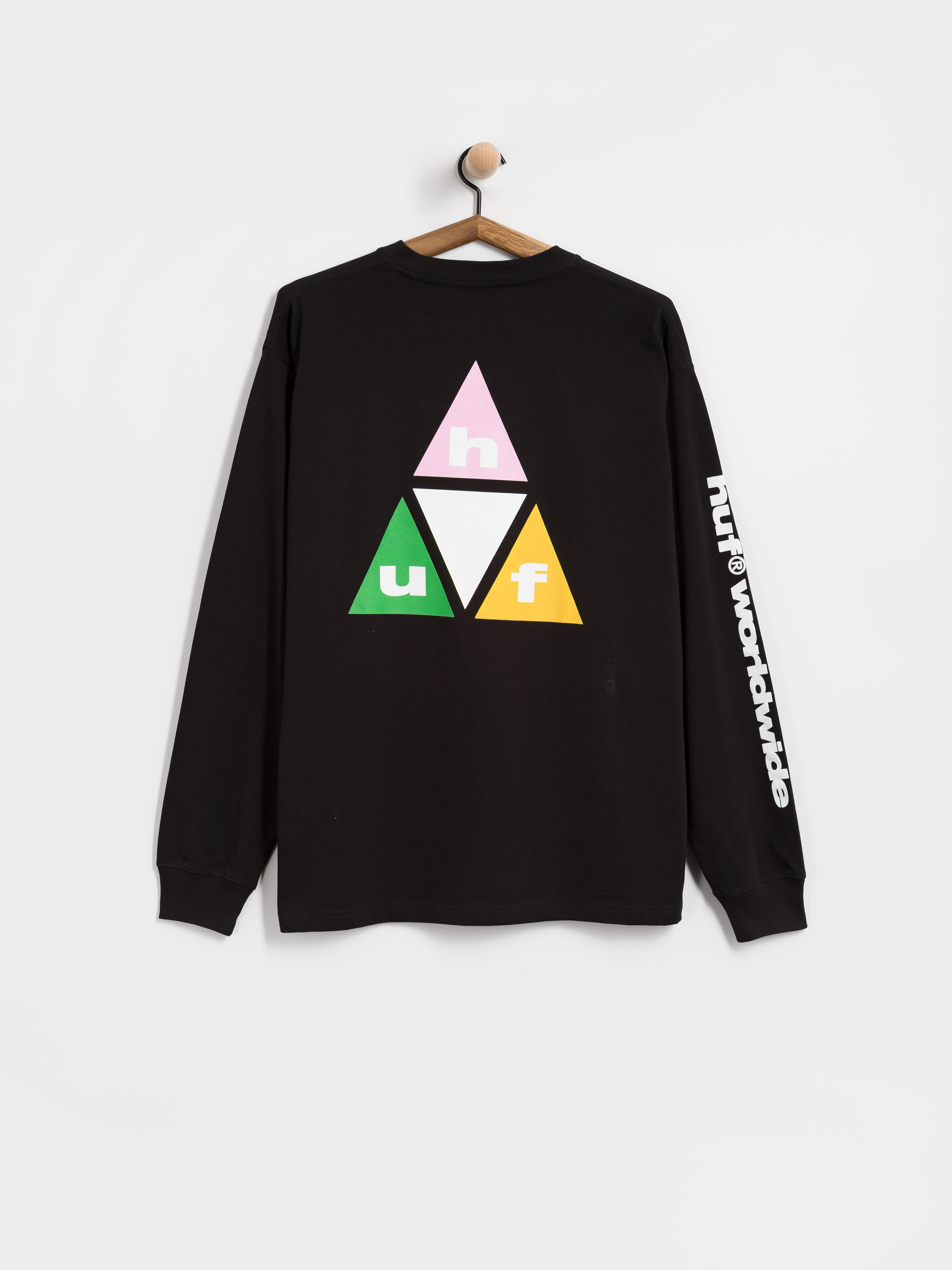 Лонгслів HUF Prism Tt (black)