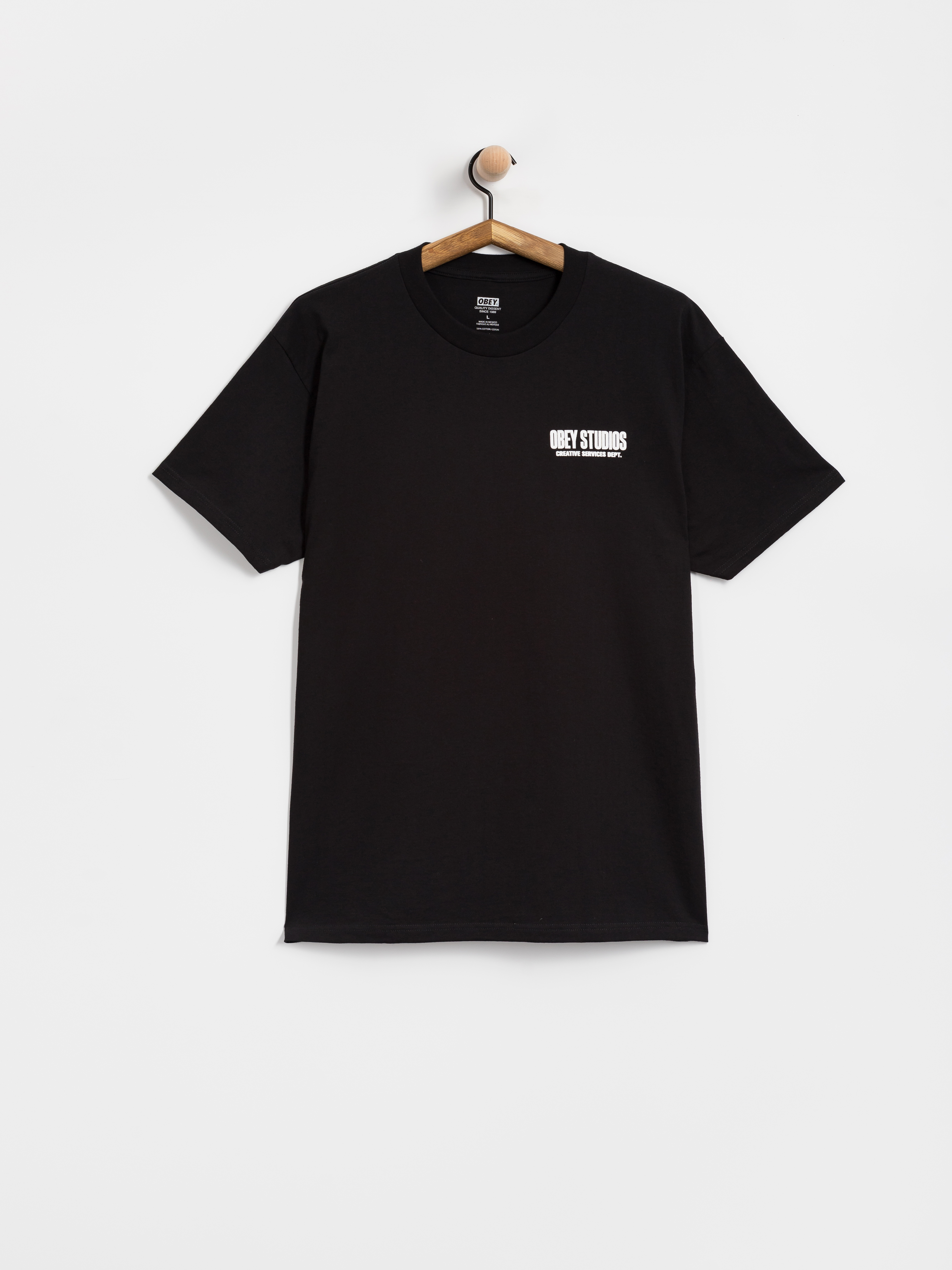 Футболка OBEY Creative Services Dept. (black)