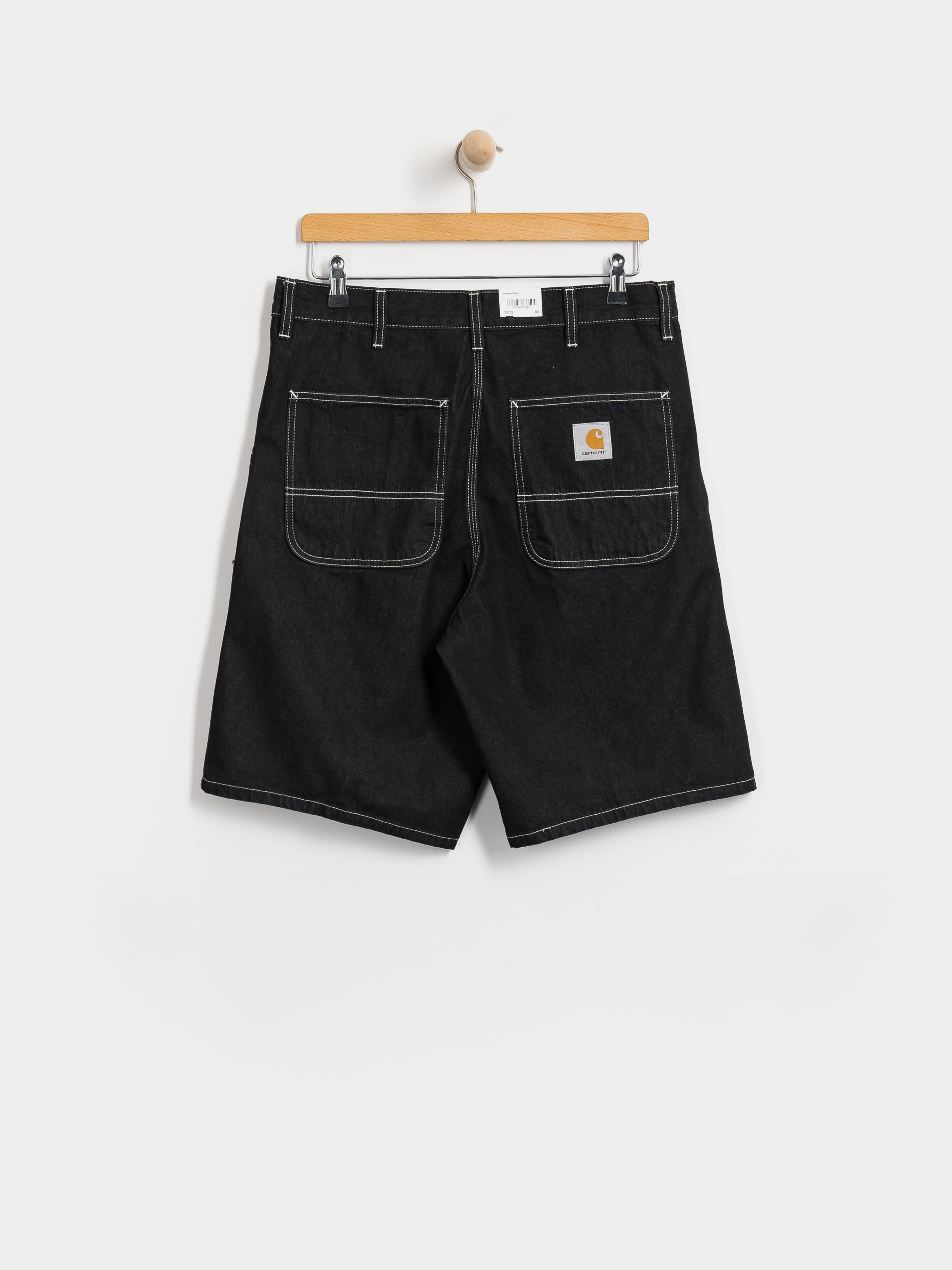 Шорти Carhartt WIP Simple (black one wash)