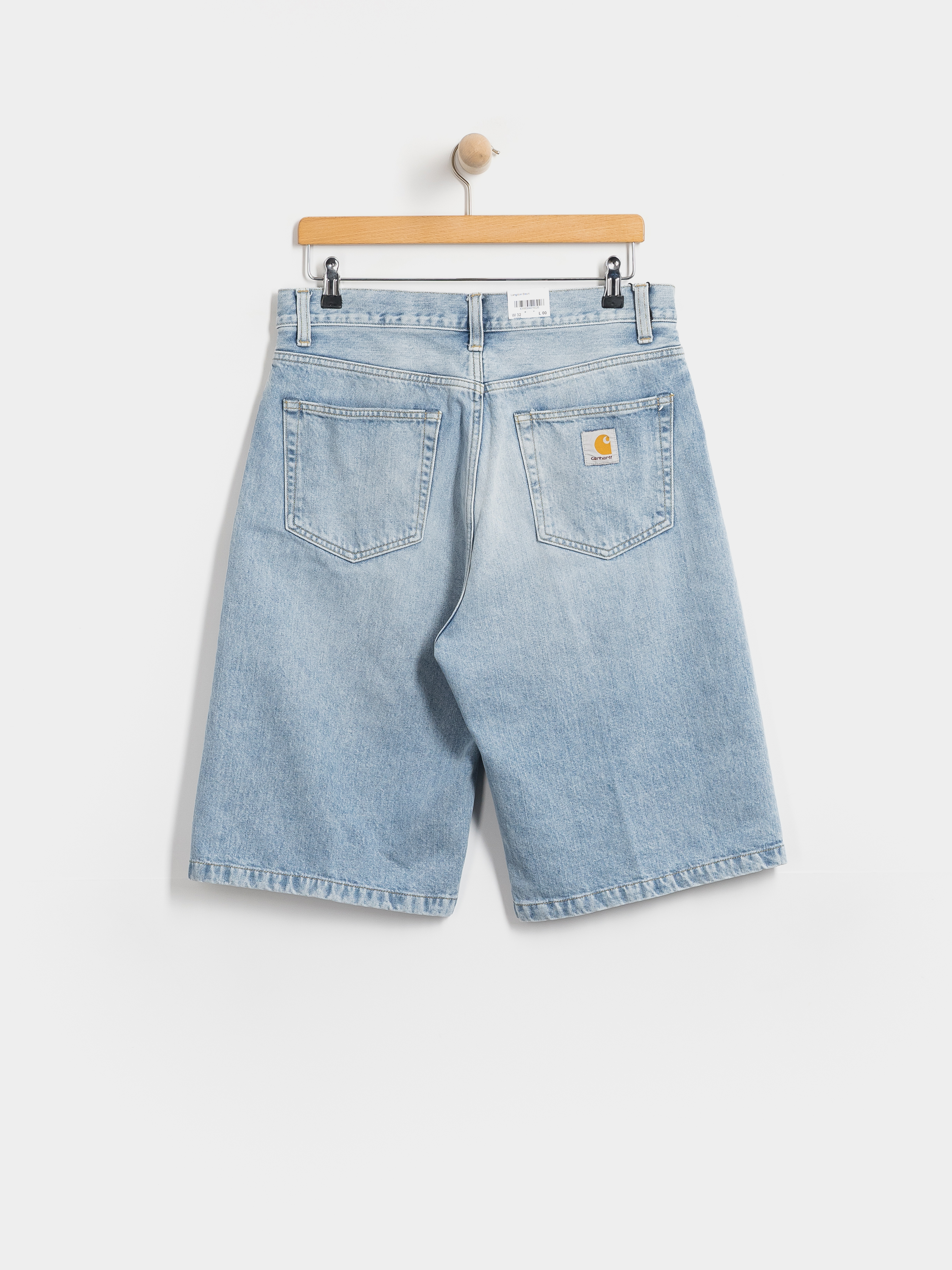 Шорти Carhartt WIP Langdon (blue heavy worn bleached)