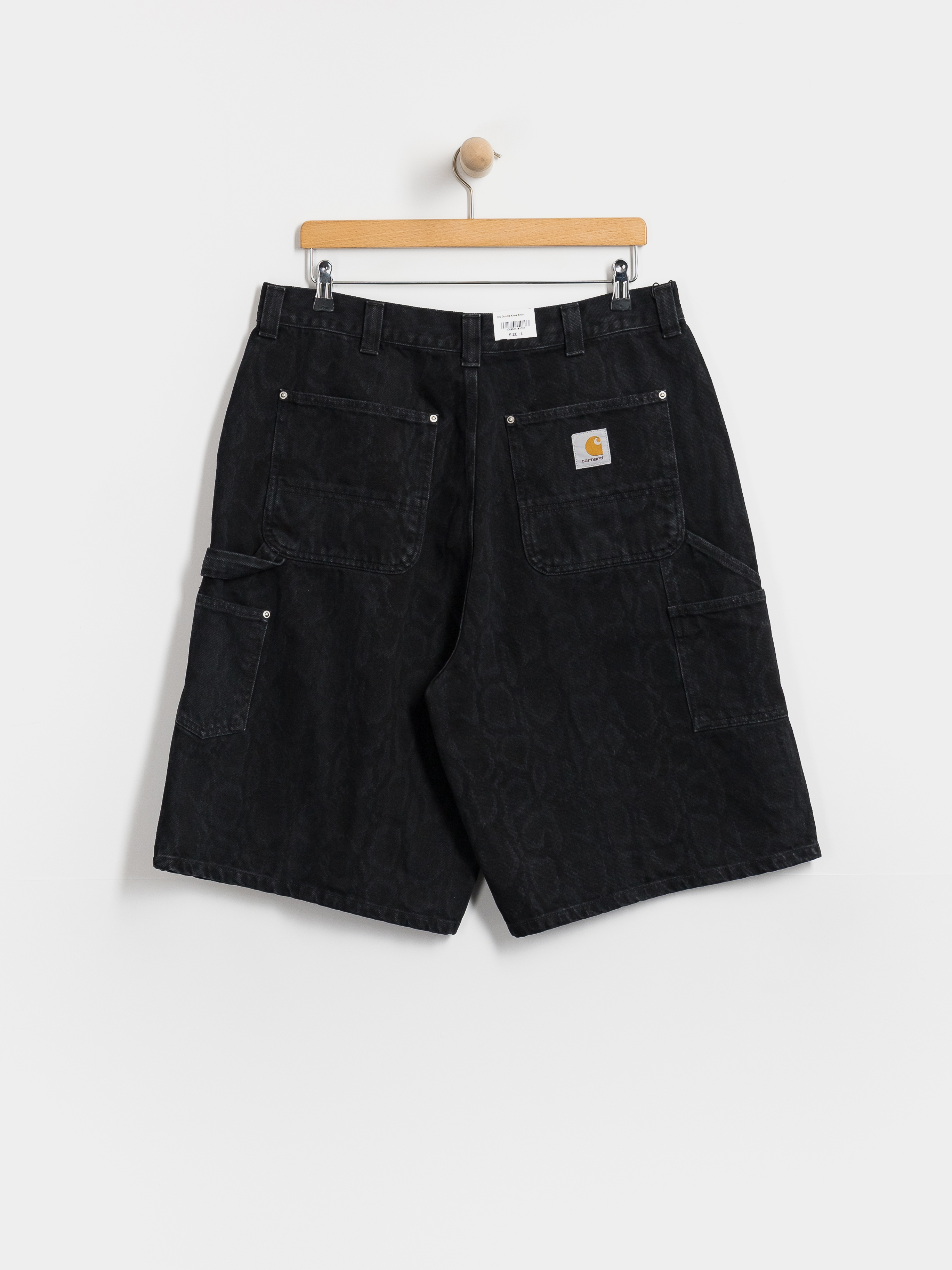 Шорти Carhartt WIP OG Double Knee (snake camo/black)