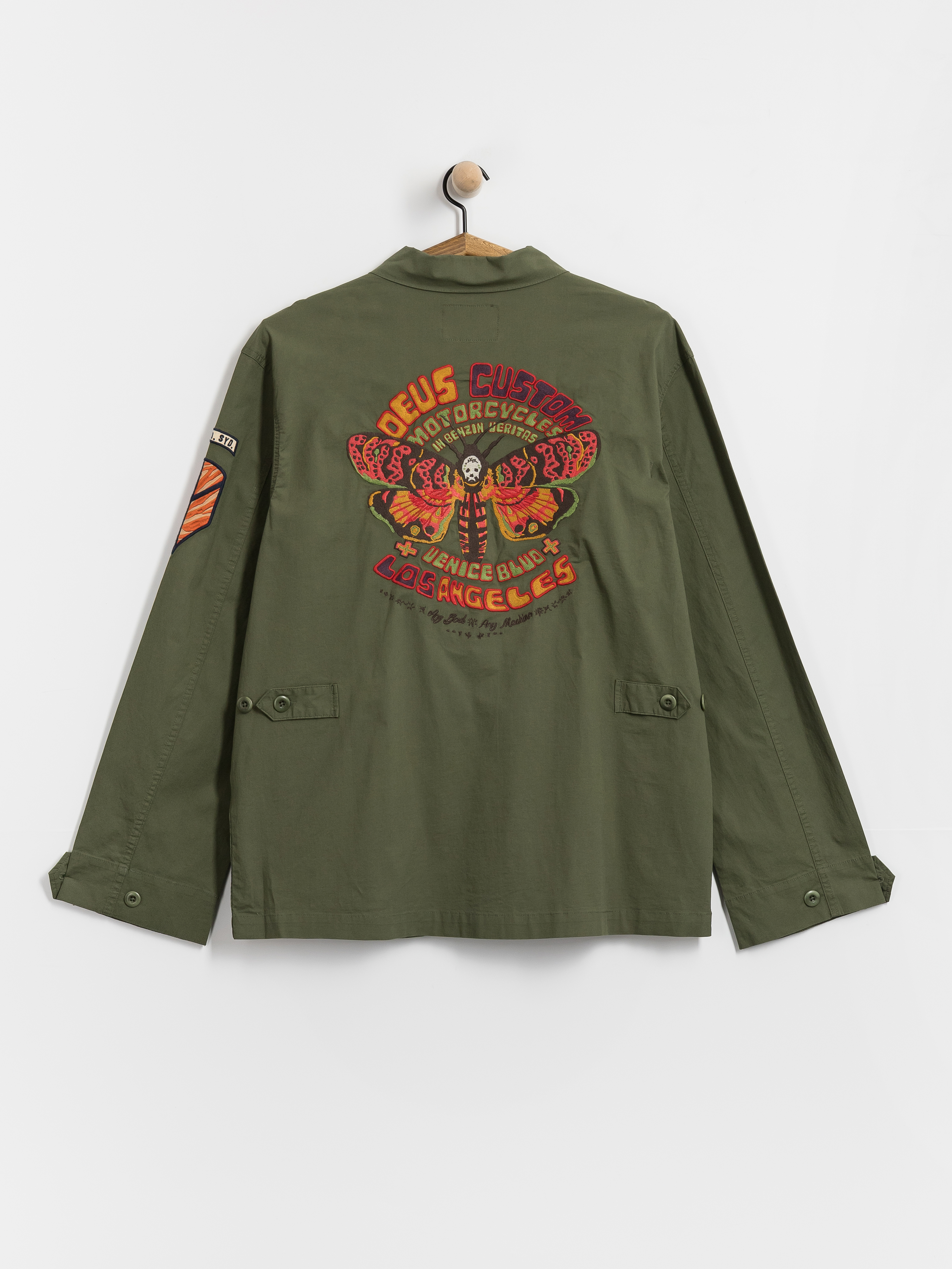 Сорочка Deus Ex Machina Power Overshirt (pine green)