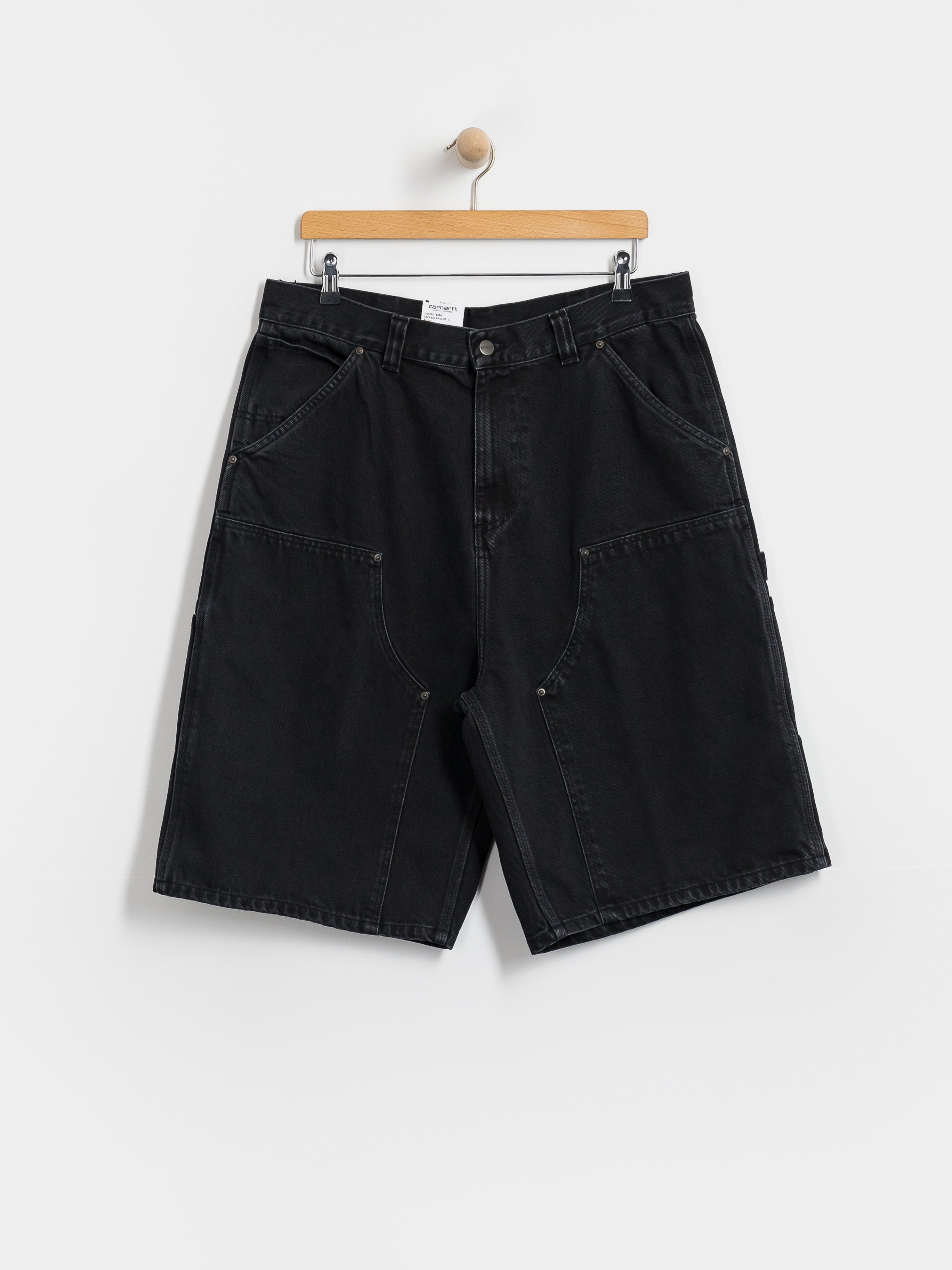 u0428u043eu0440u0442u0438 Carhartt WIP OG Double Knee (black stone washed)