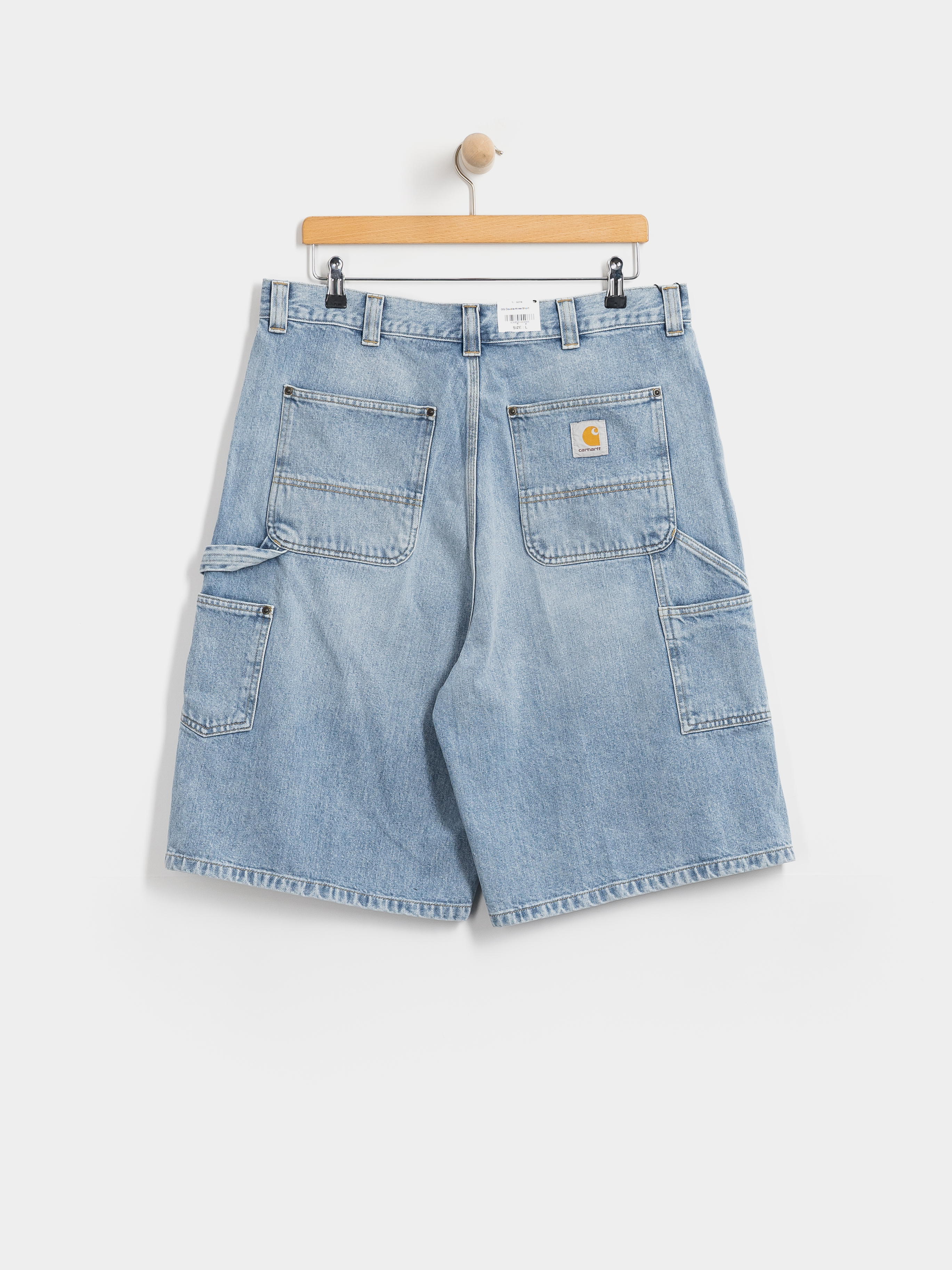 Шорти Carhartt WIP OG Double Knee (blue heavy worn bleached)