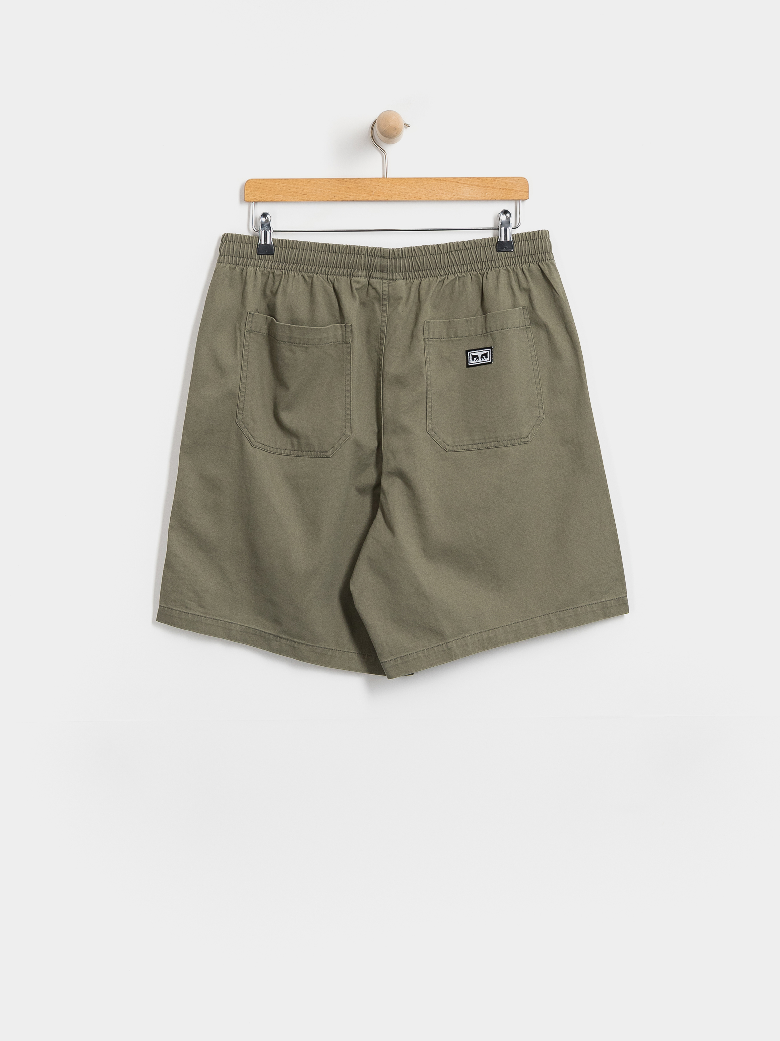 Шорти OBEY Theo Easy (smokey olive faded wash)