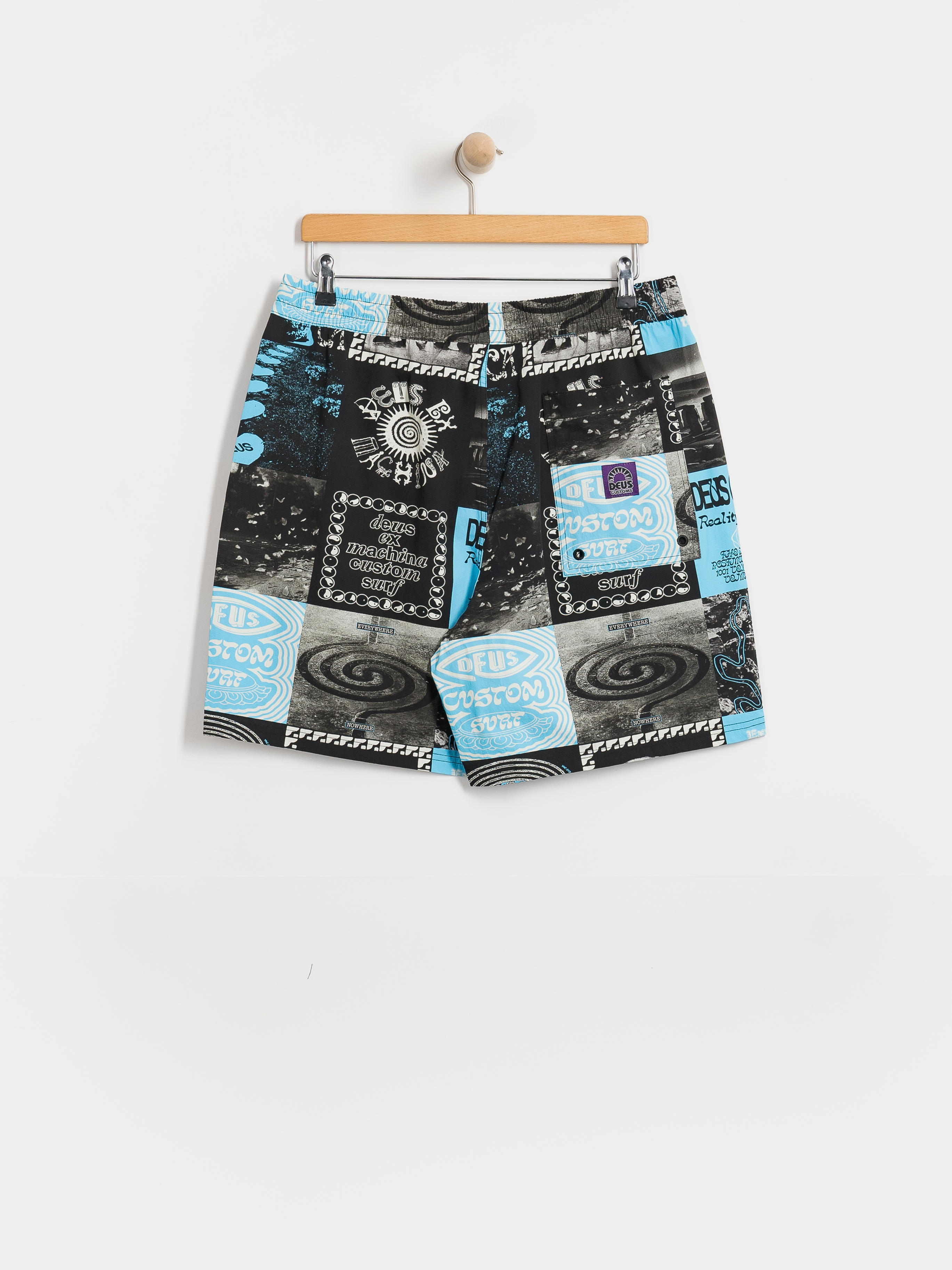 Шорти Deus Ex Machina Washed Away Swim (caviar)