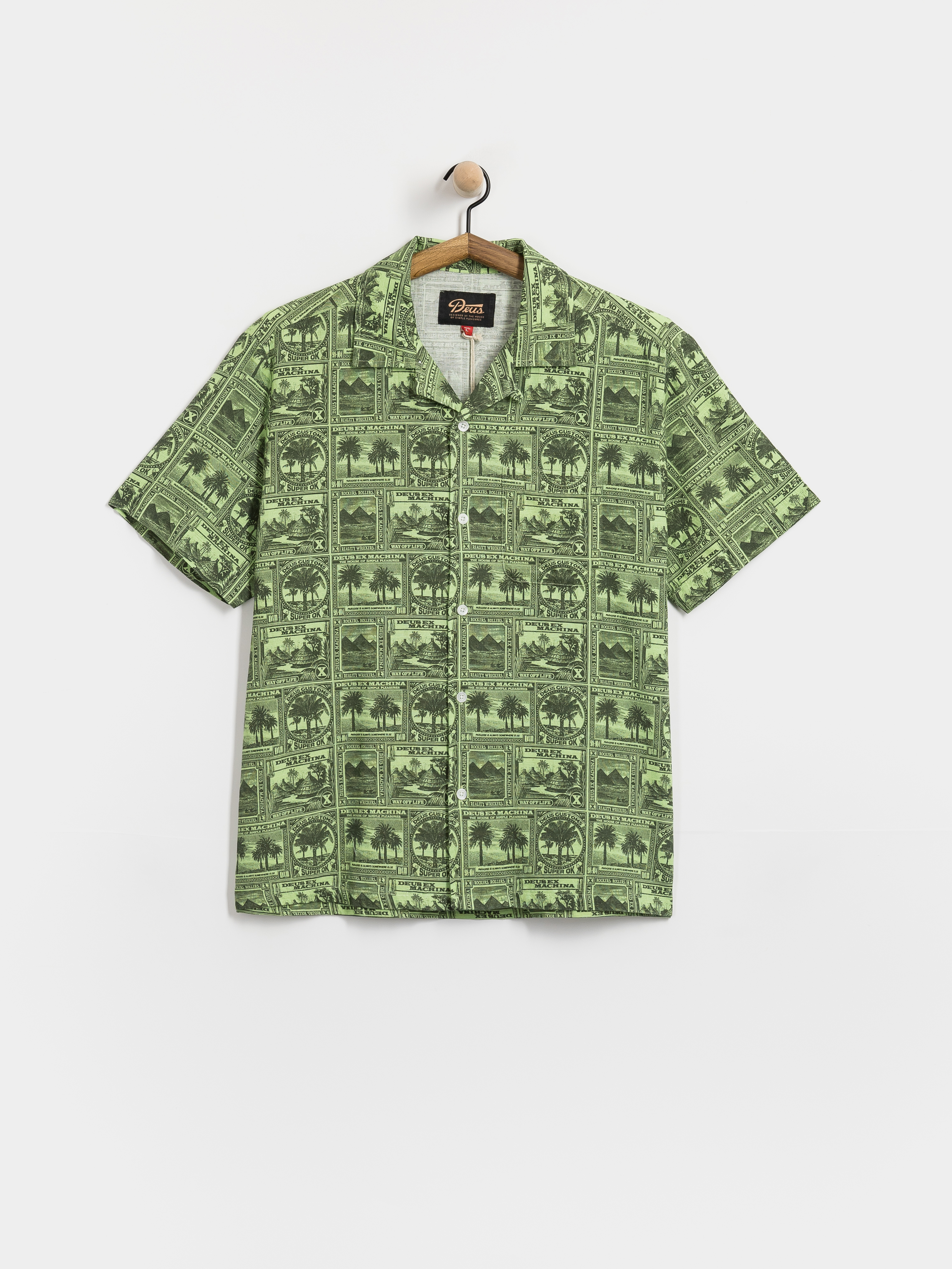 Сорочка Deus Ex Machina Mail Man (green)