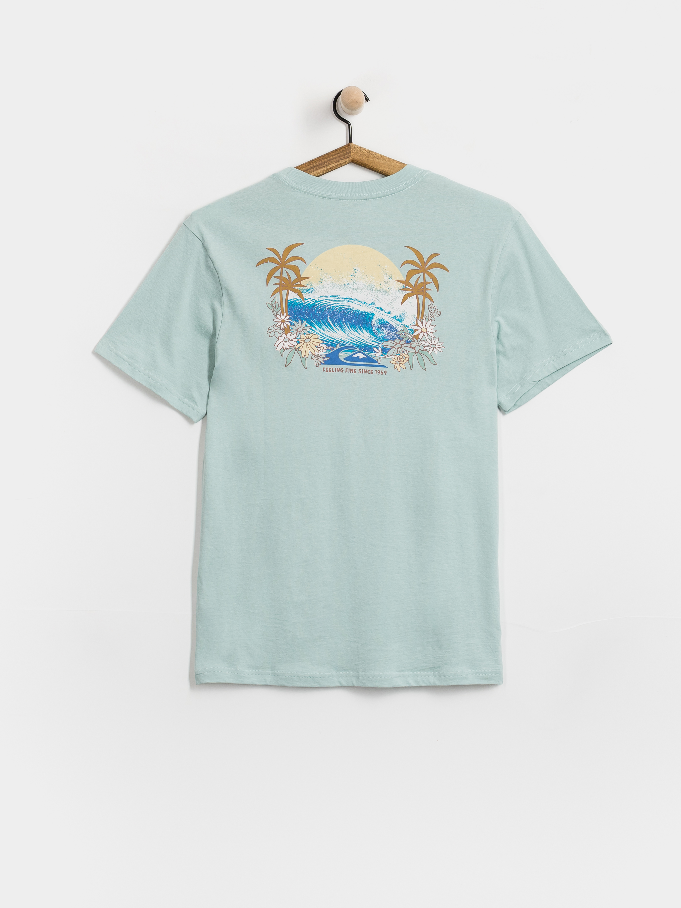 Футболка Quiksilver Ev Barrel Paradise (blue haze)