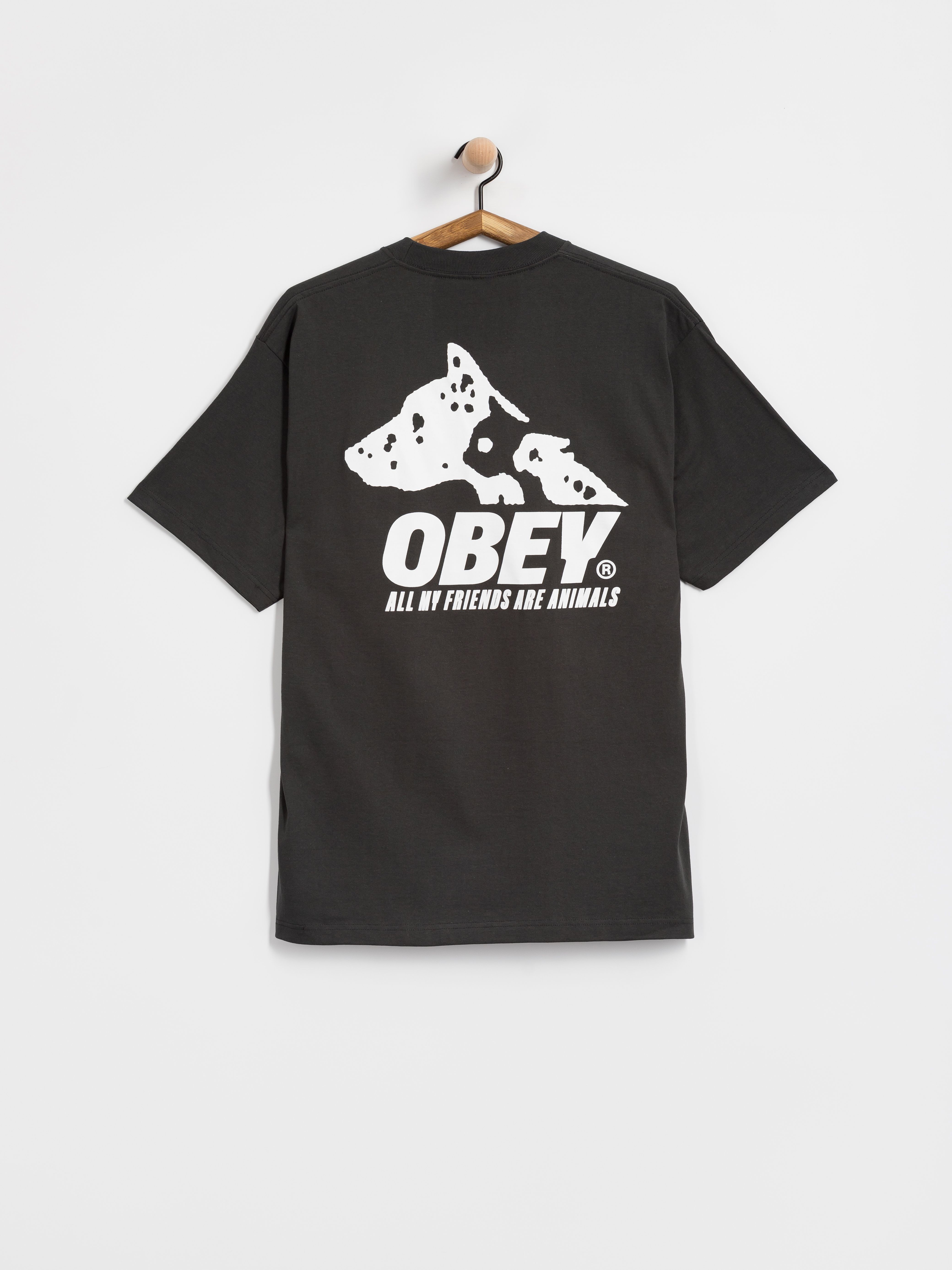 Футболка OBEY Animals (vintage black)