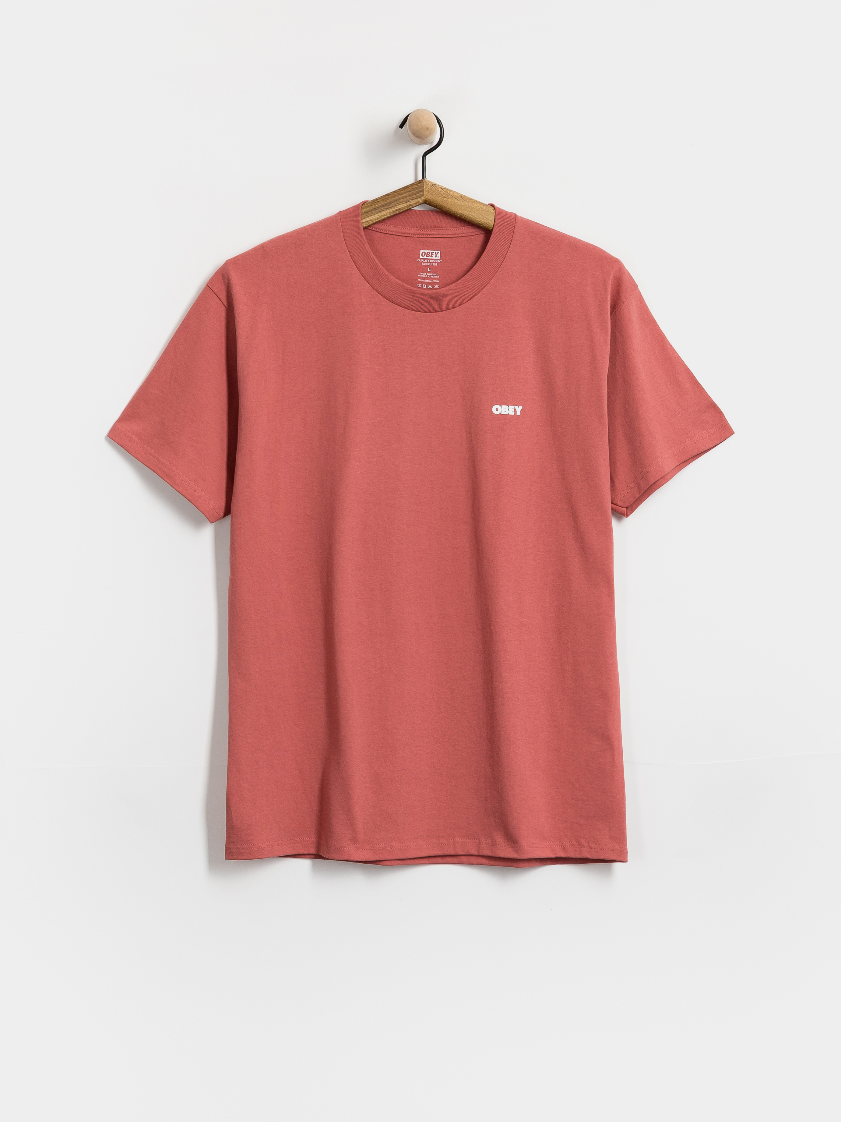 Футболка OBEY Peep Hole (mineral red)