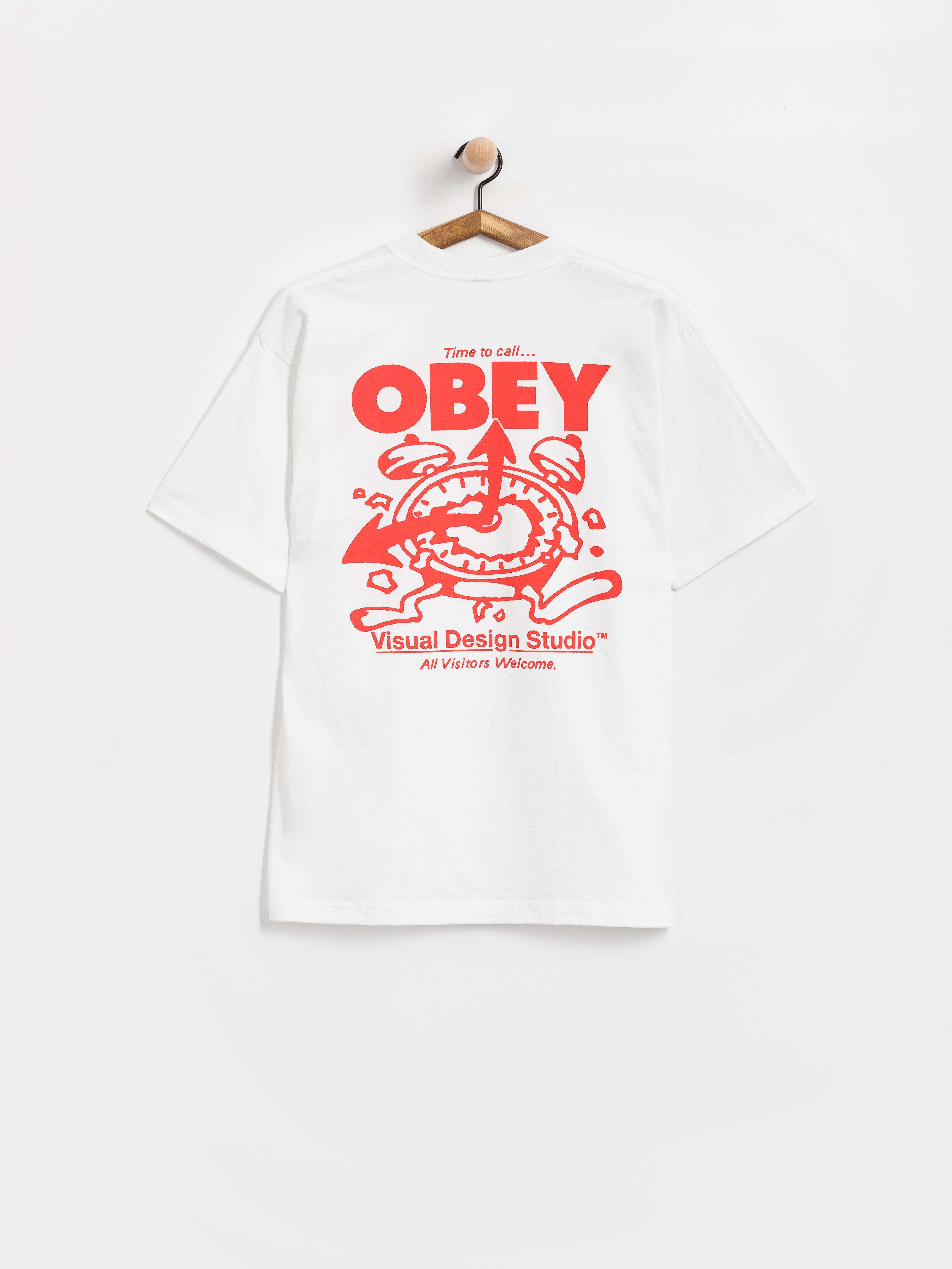 Футболка OBEY Time To Call Obey (white)