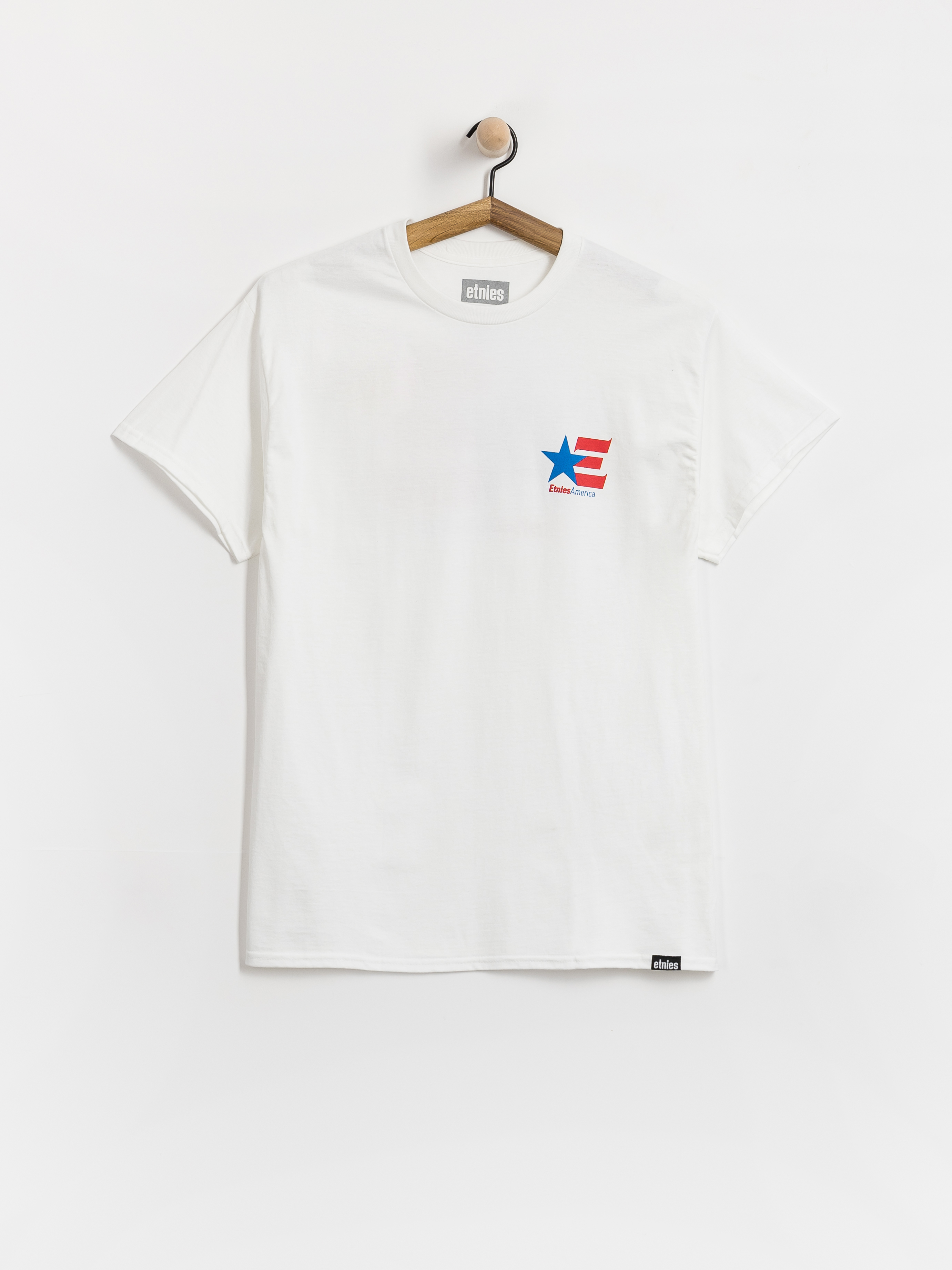 Футболка Etnies America (white/blue/red)