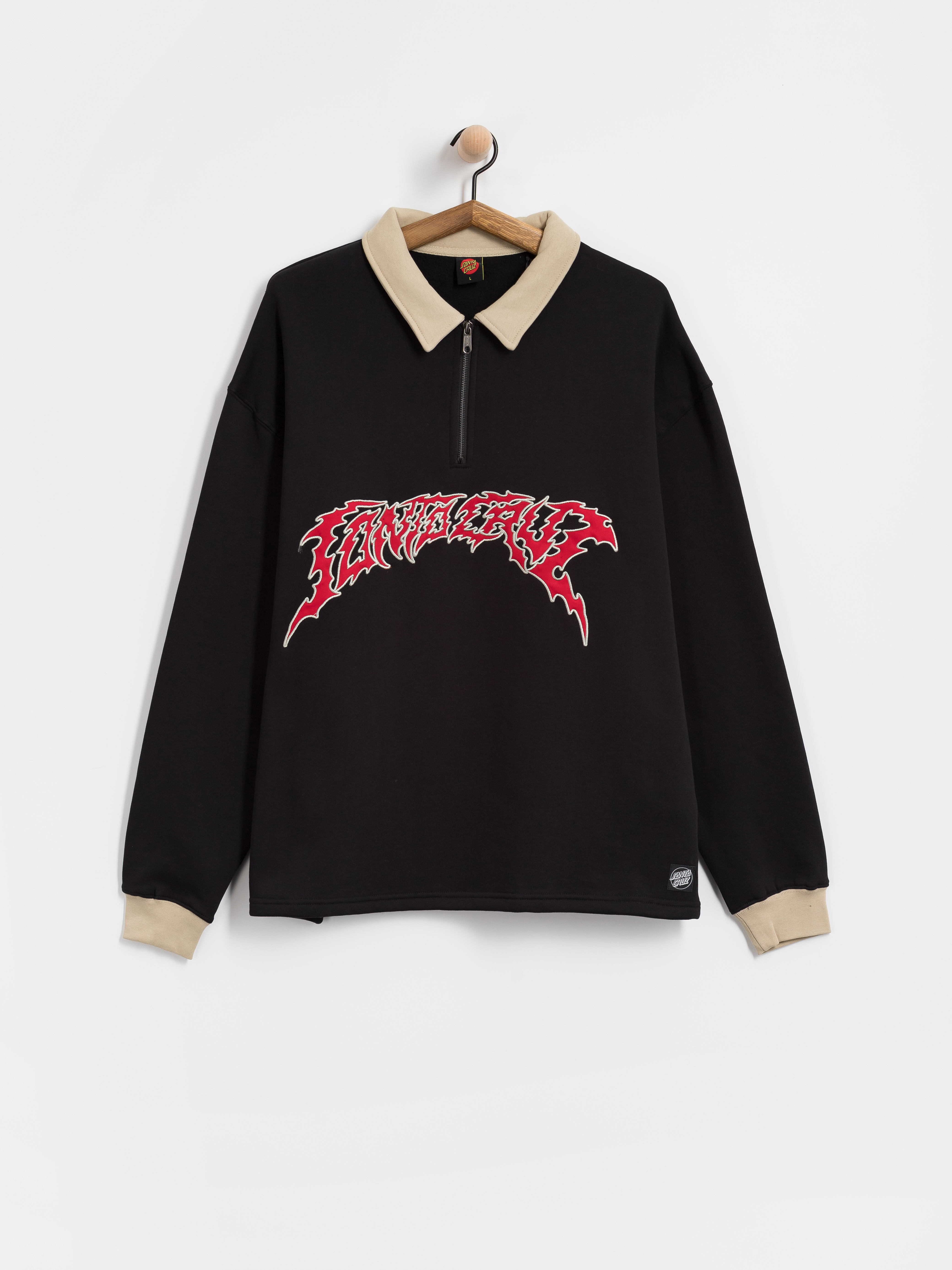 Світшот Santa Cruz Out Of Time Strip 1/4 Zip (black)