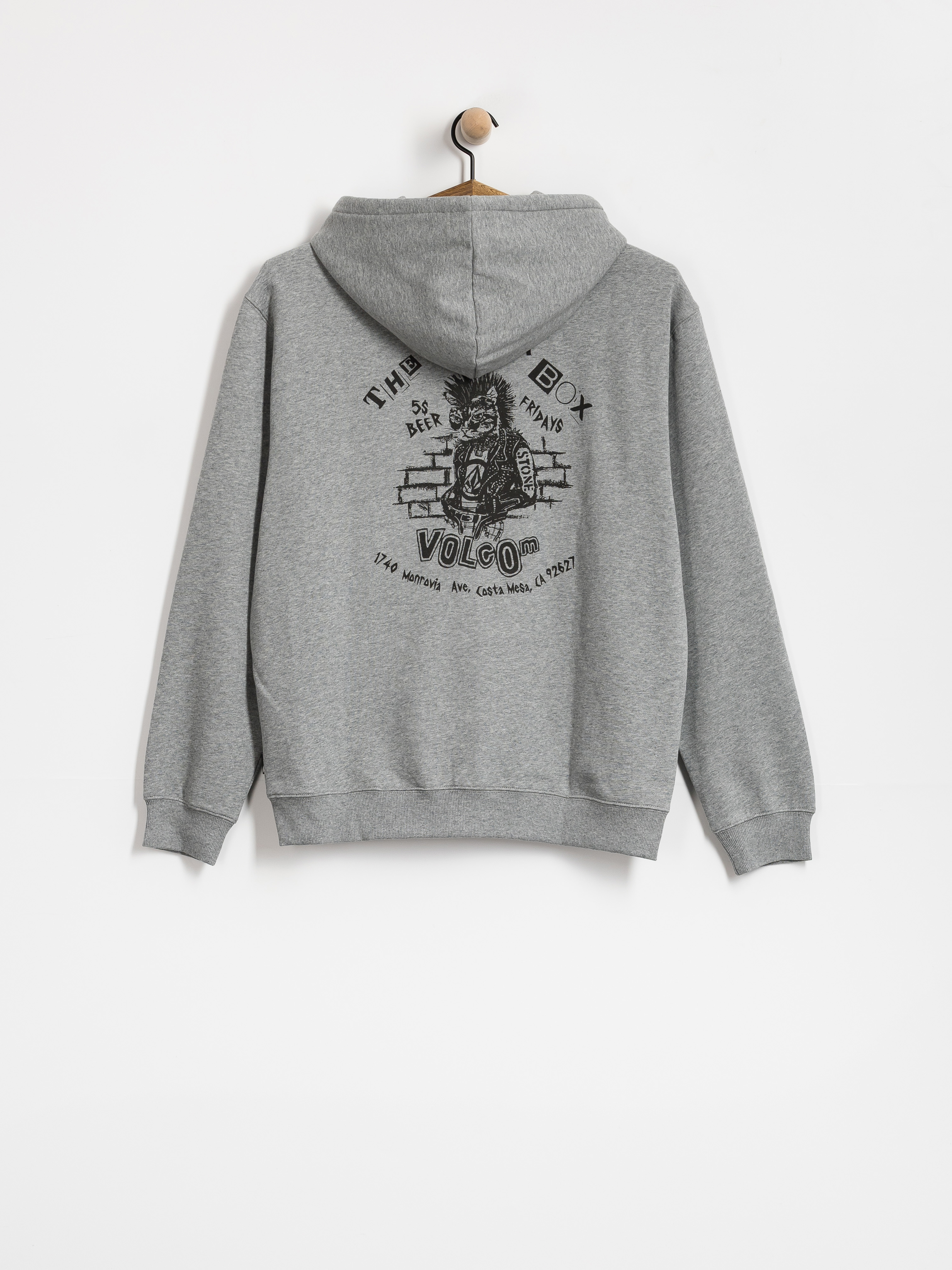 Світшот Volcom Catastrophy ZIP (heather grey)