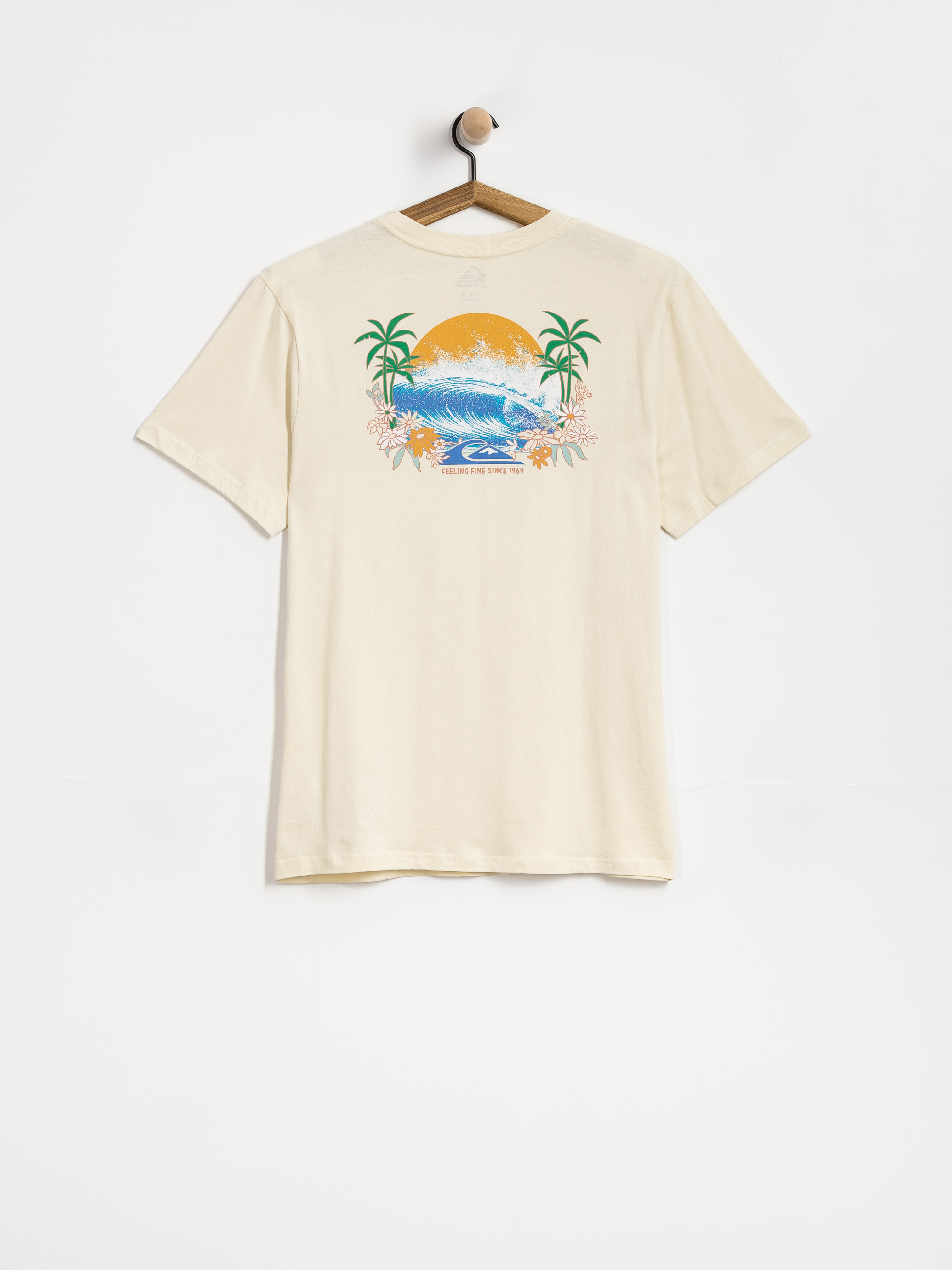 Футболка Quiksilver Ev Barrel Paradise (bone white)