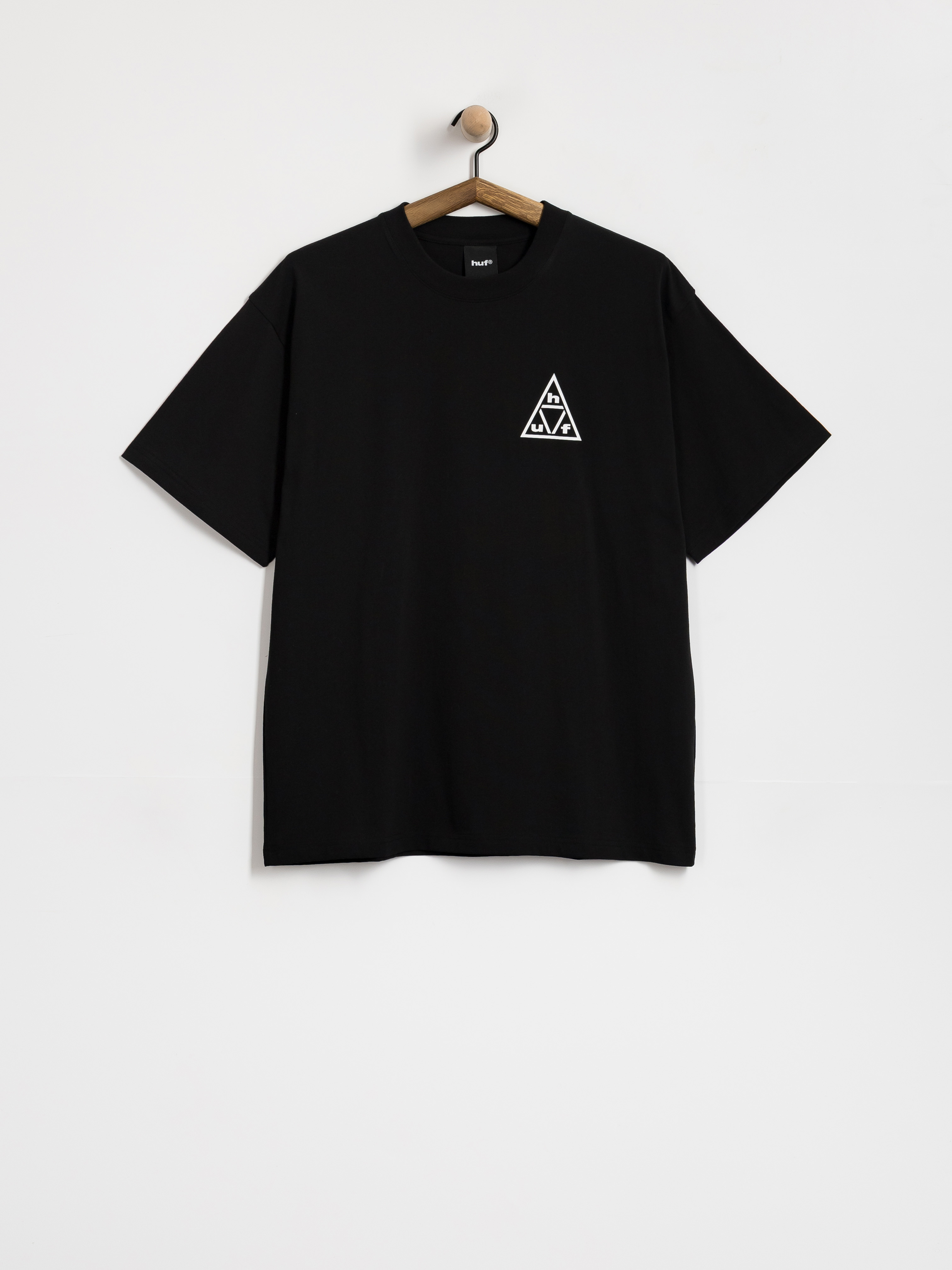 Футболка HUF Triple Triangle (black/white)