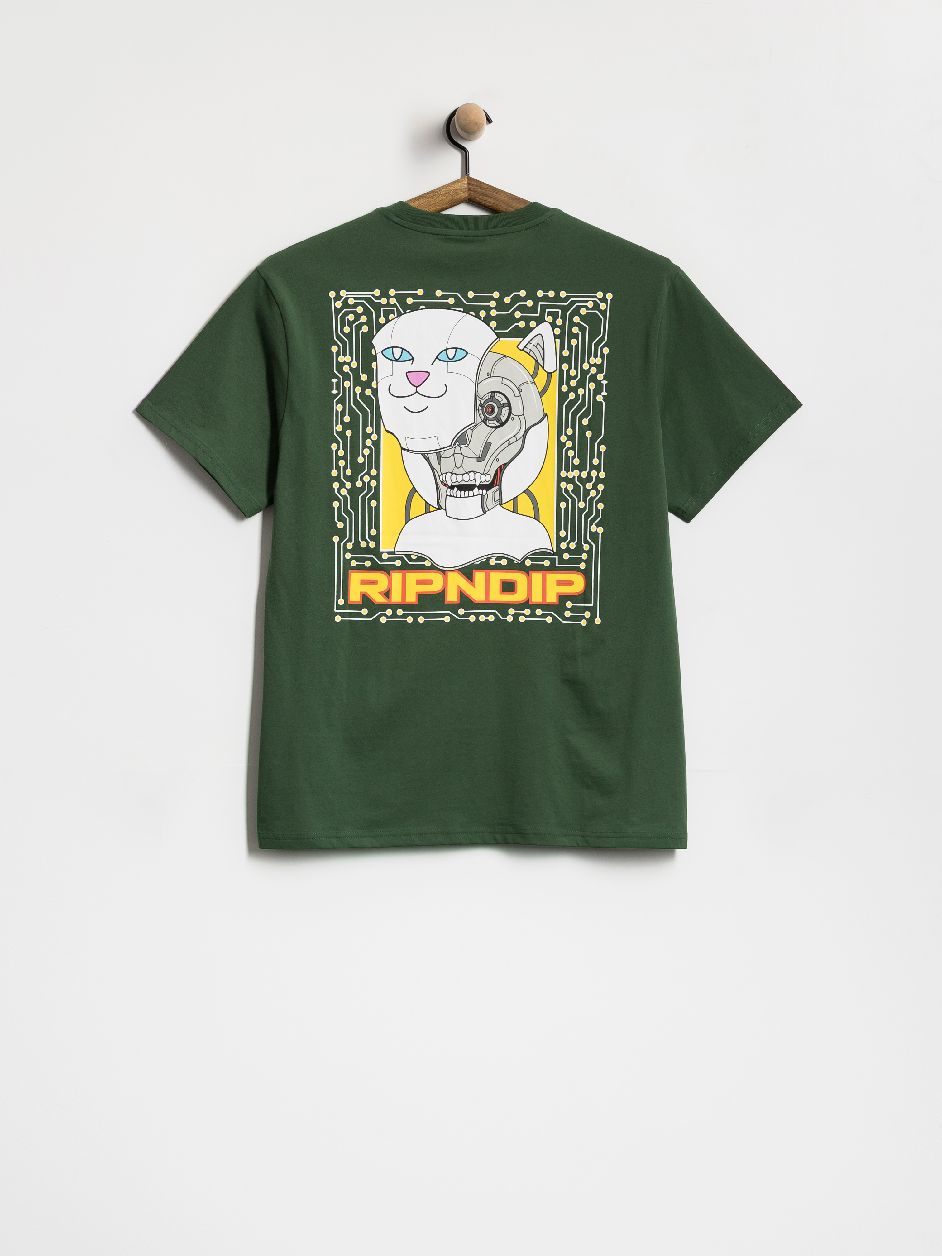 Футболка RipNDip Plugged In (dark forest)
