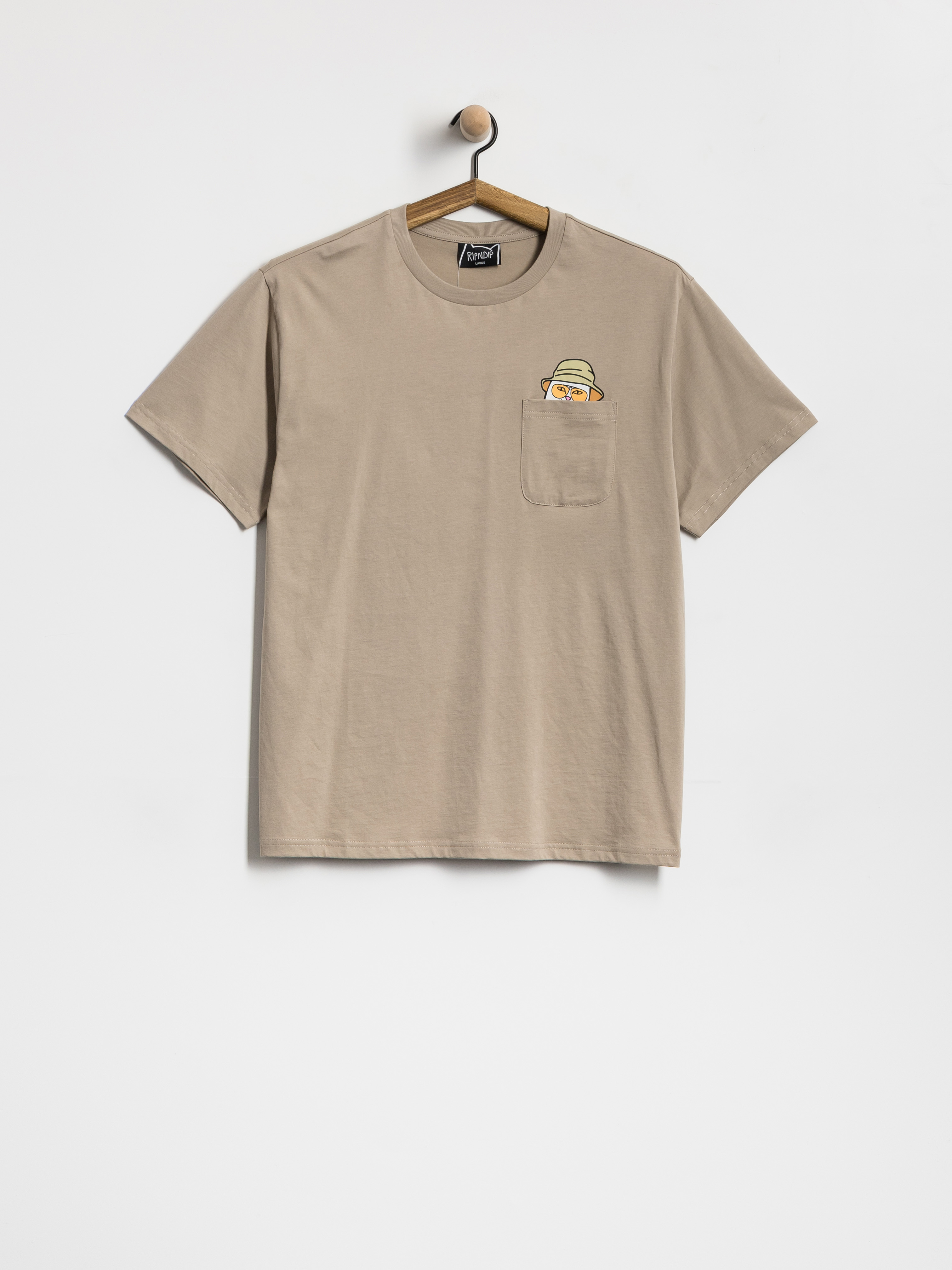 Футболка RipNDip Nermal S Thompson Pocket (tan)
