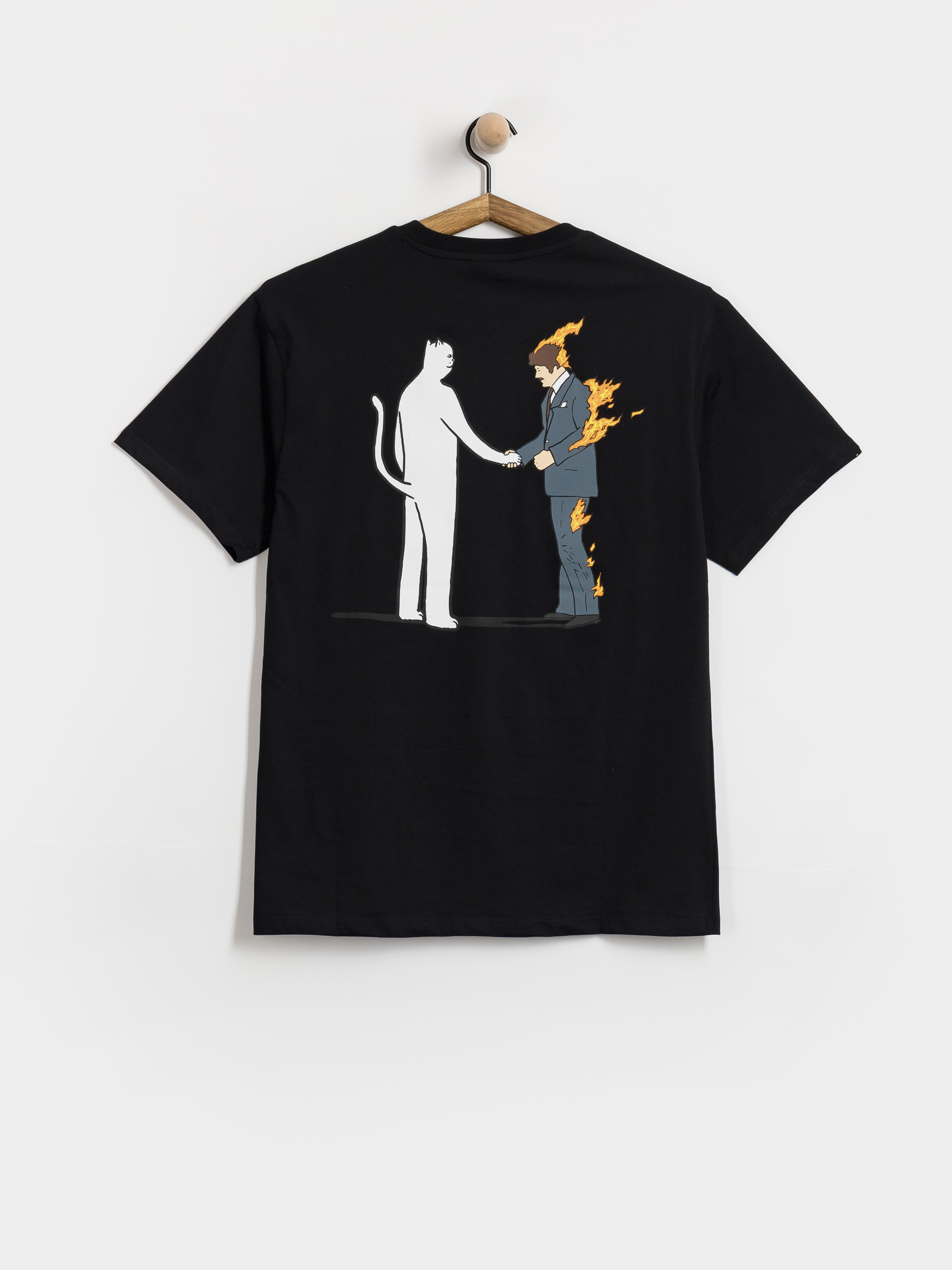Футболка Deus Ex Machina Frontage - чорний (black)
