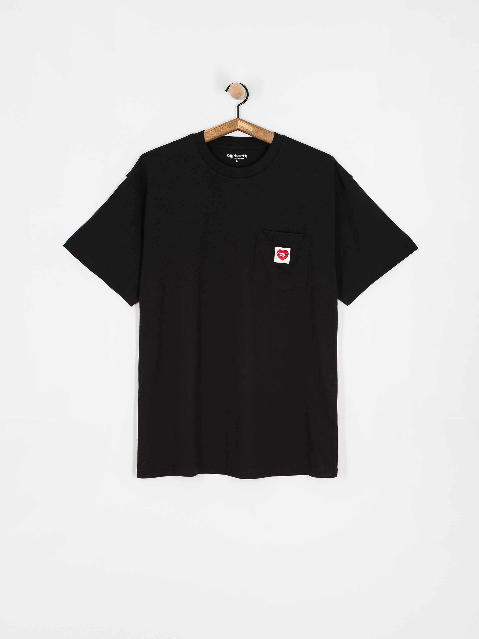 Футболка Carhartt WIP Pocket Heart (black/red)