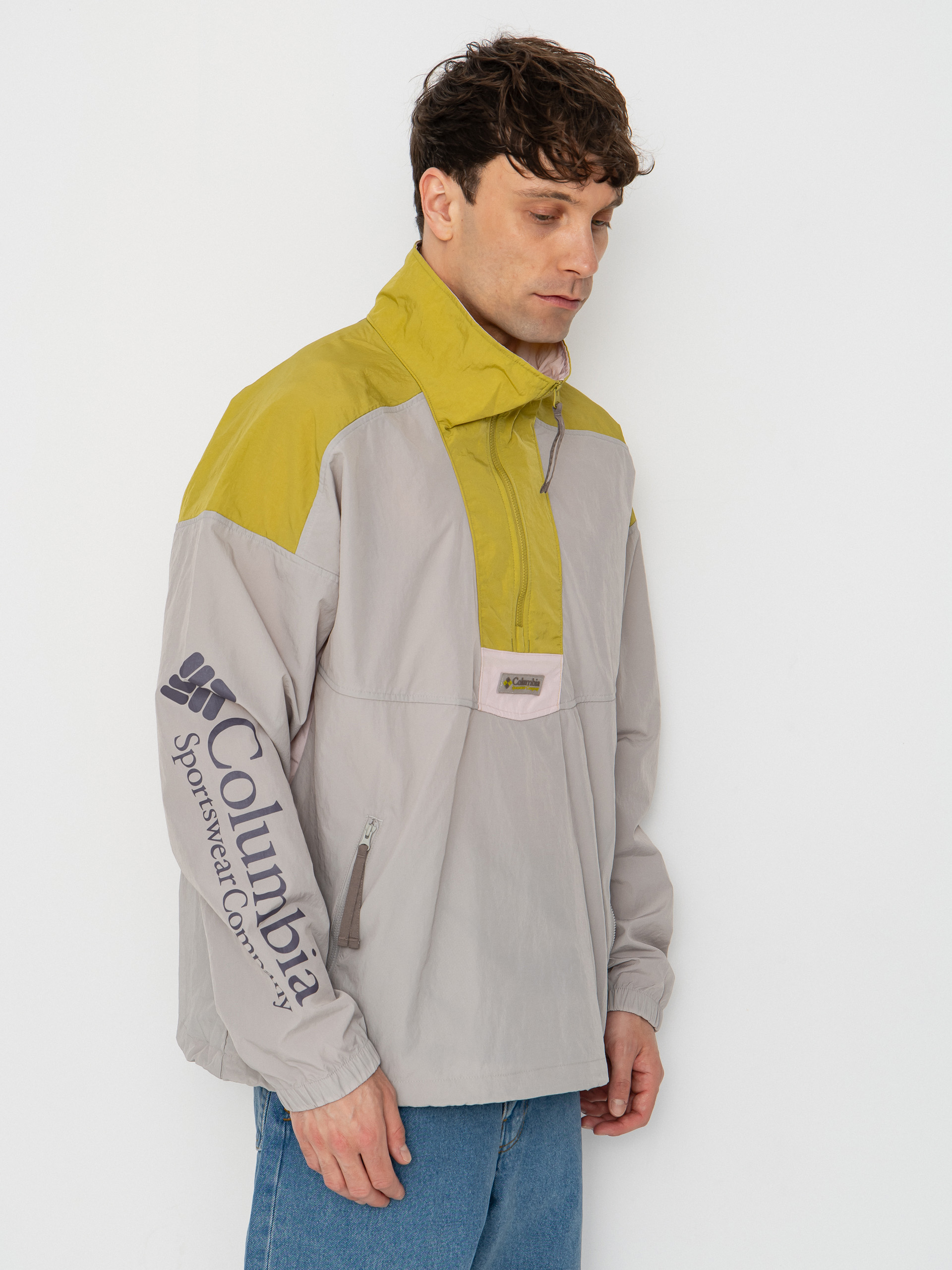 Куртка Columbia Riptide II Retro Windbreaker Anorak (flint grey/peppercorn/pink agate)