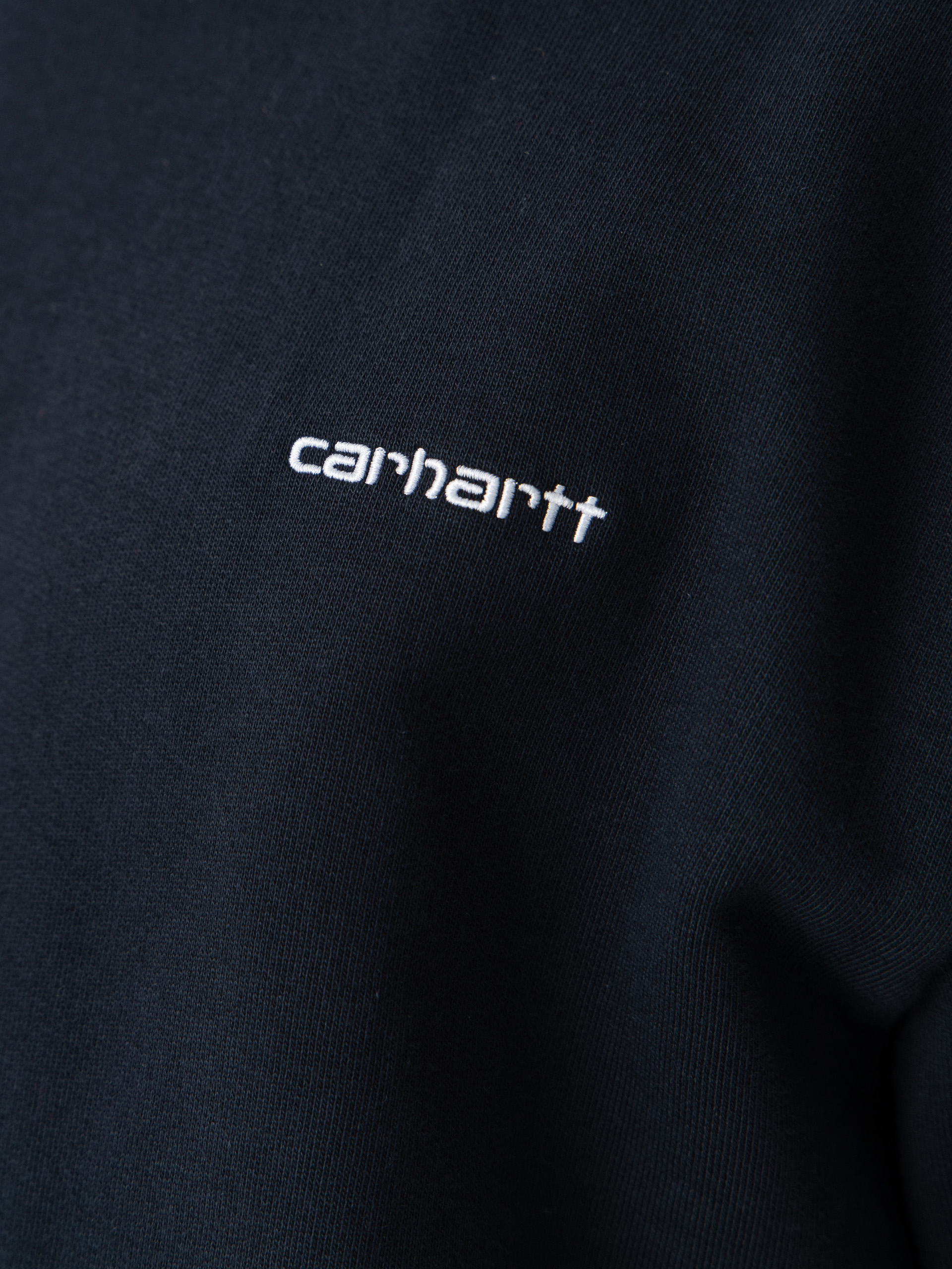 Світшот Carhartt WIP Script Embroidery (deep night/white)