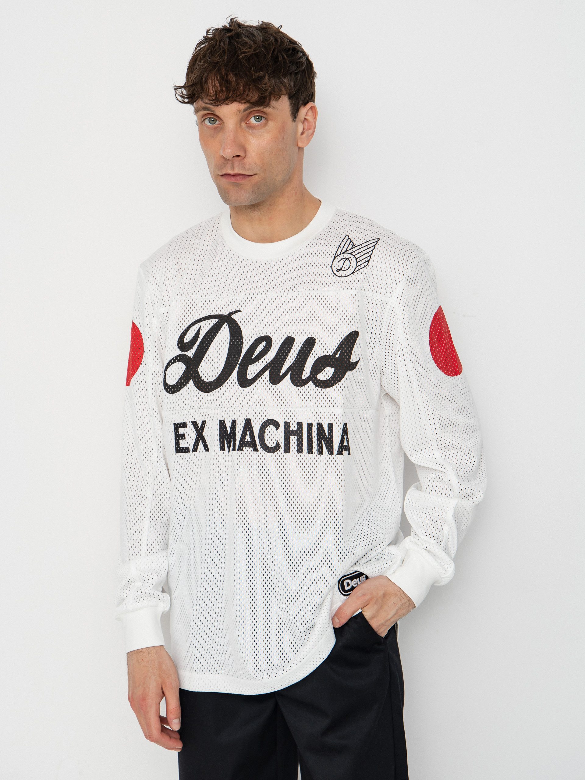 Sportowe Deus Ex Machina Longsleeve Saber Moto Jersey