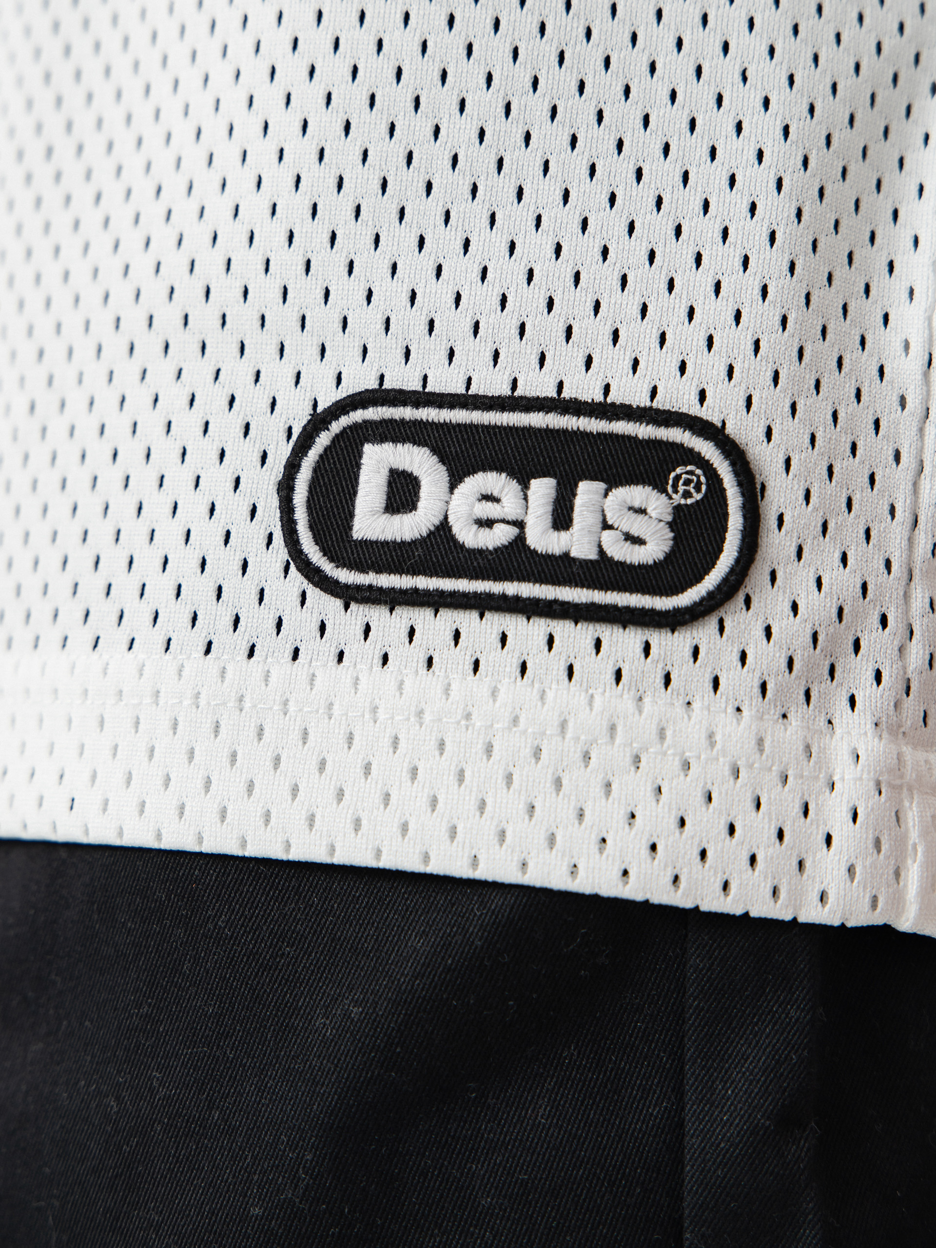 Sportowe Deus Ex Machina Longsleeve Saber Moto Jersey (vintage white)