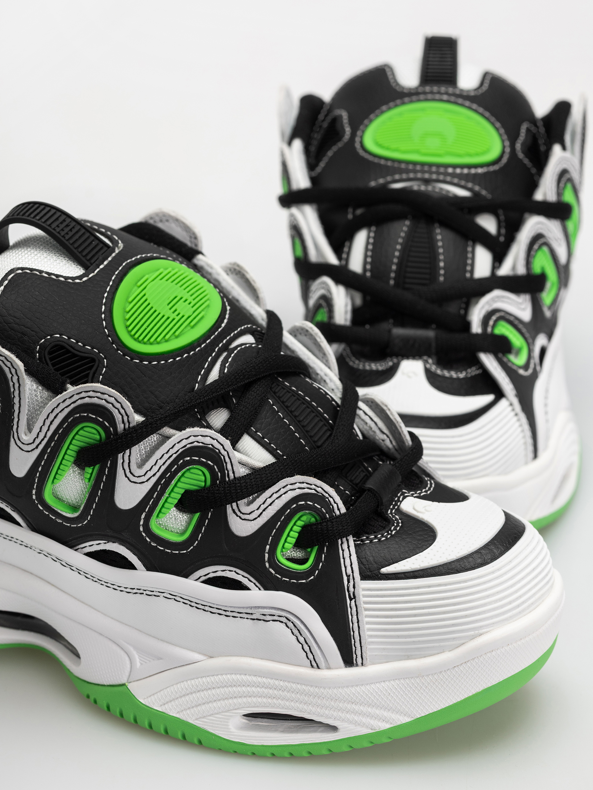 Взуття Osiris D3 2001 - білий, чорний, зелений (white/black/green)