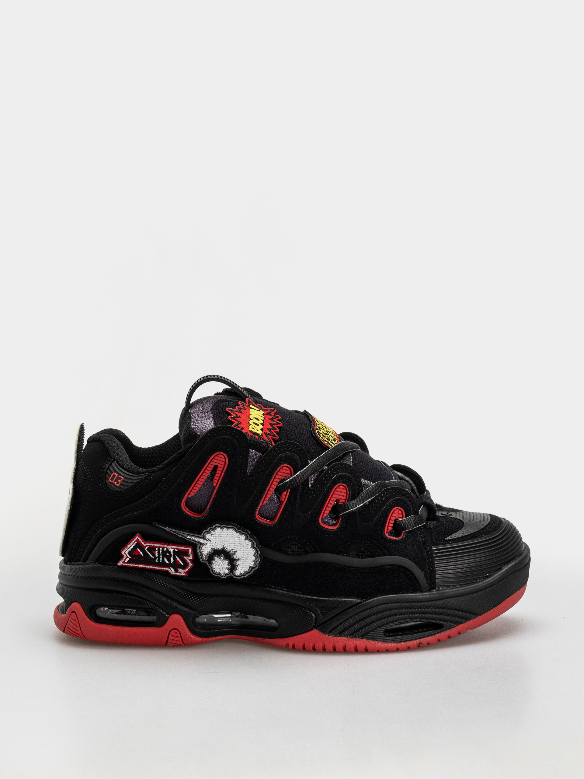 u0412u0437u0443u0442u0442u044f Osiris D3 2001 (black/red/velcro)