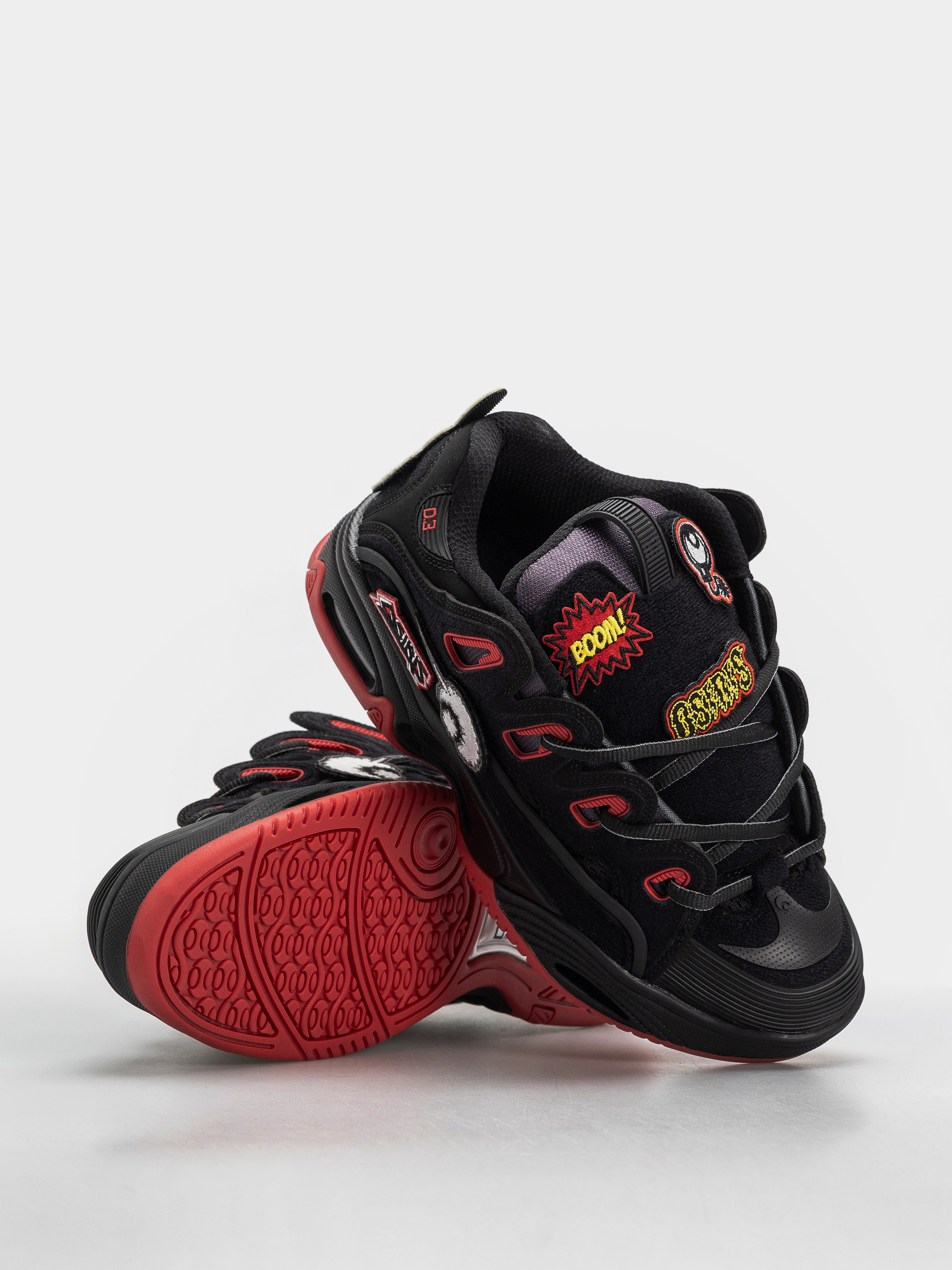 Взуття Osiris D3 2001 - чорний (black/red/velcro)