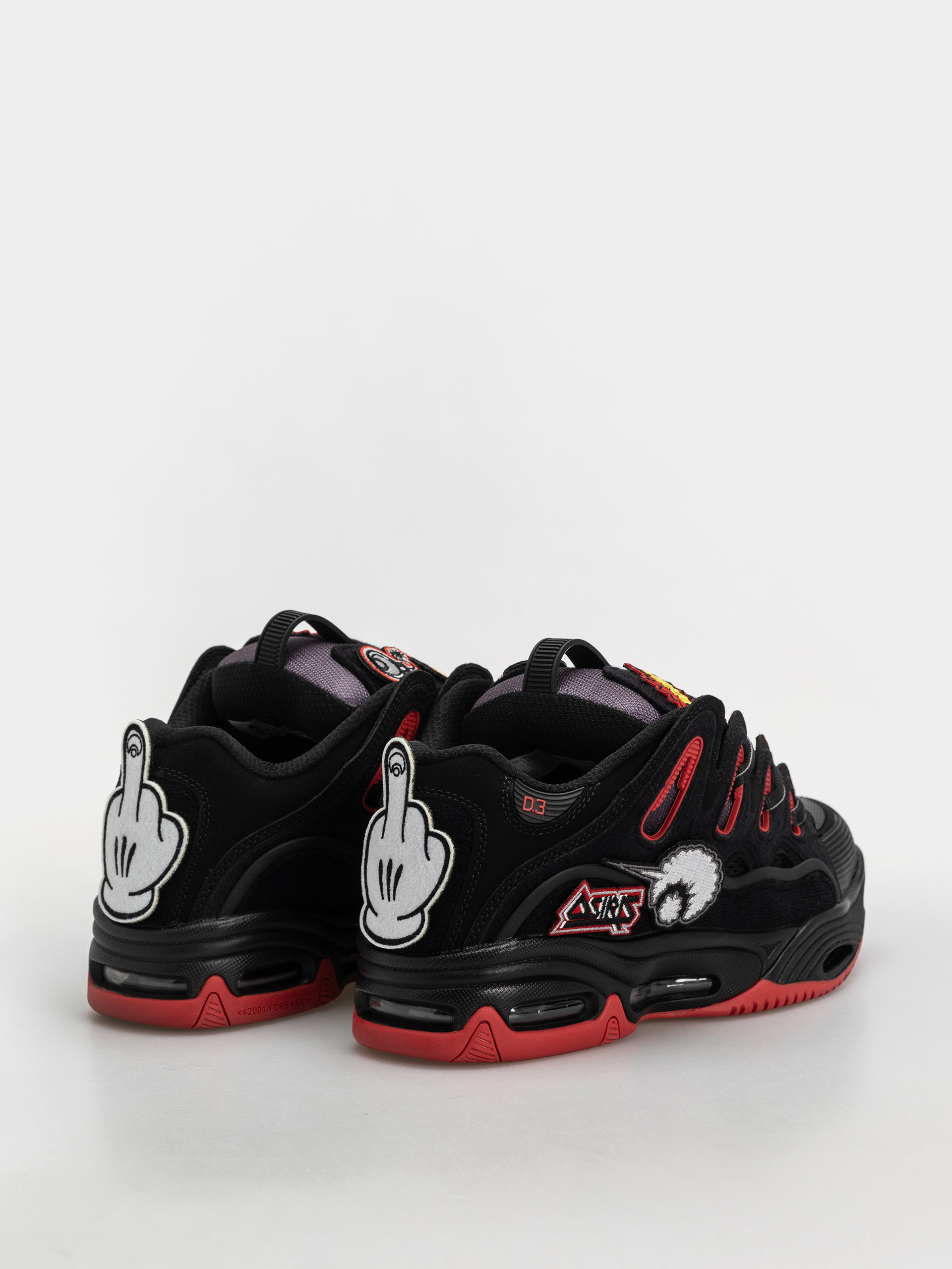 Взуття Osiris D3 2001 (black/red/velcro)