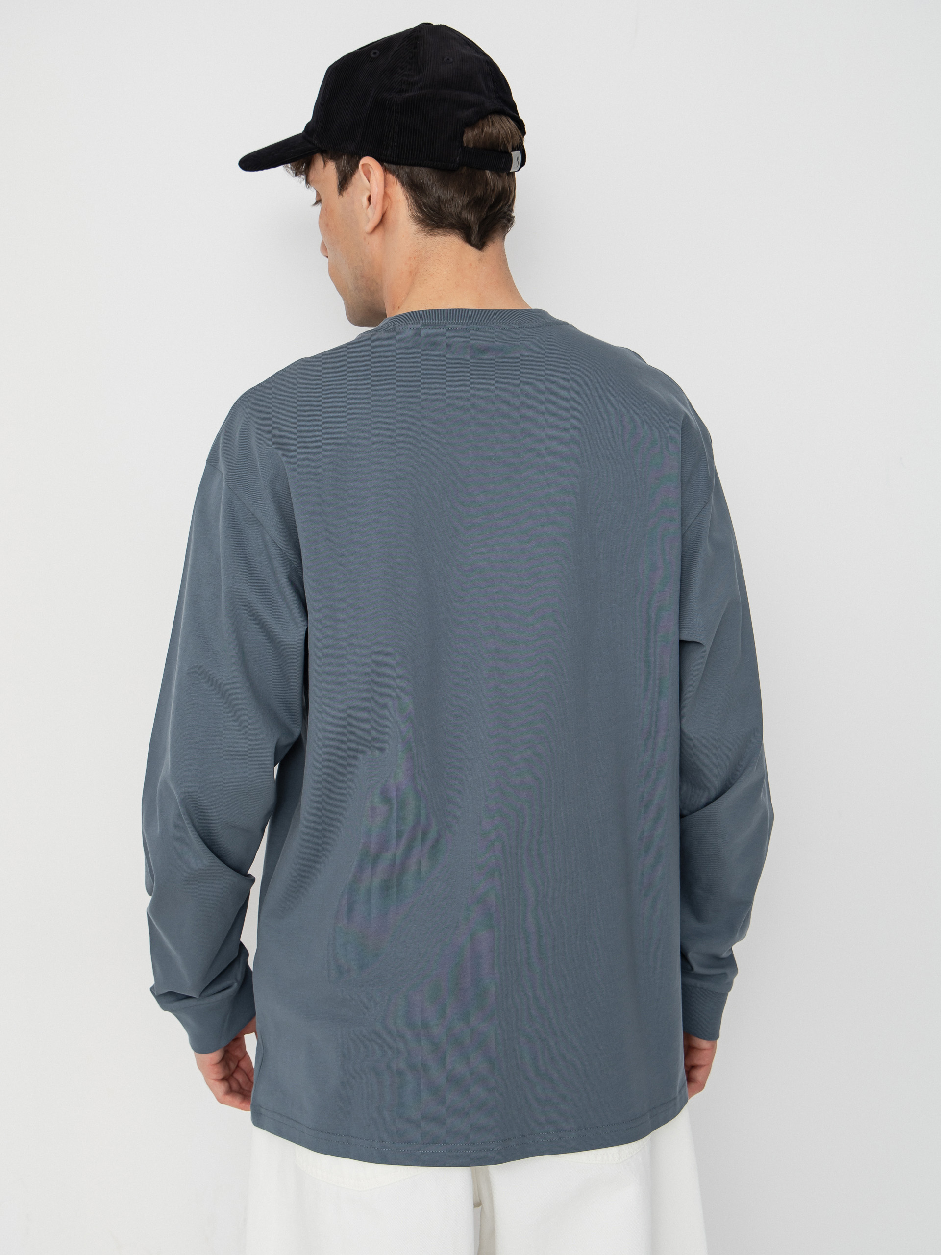Лонгслів Carhartt WIP Chase (cozy blue/gold)