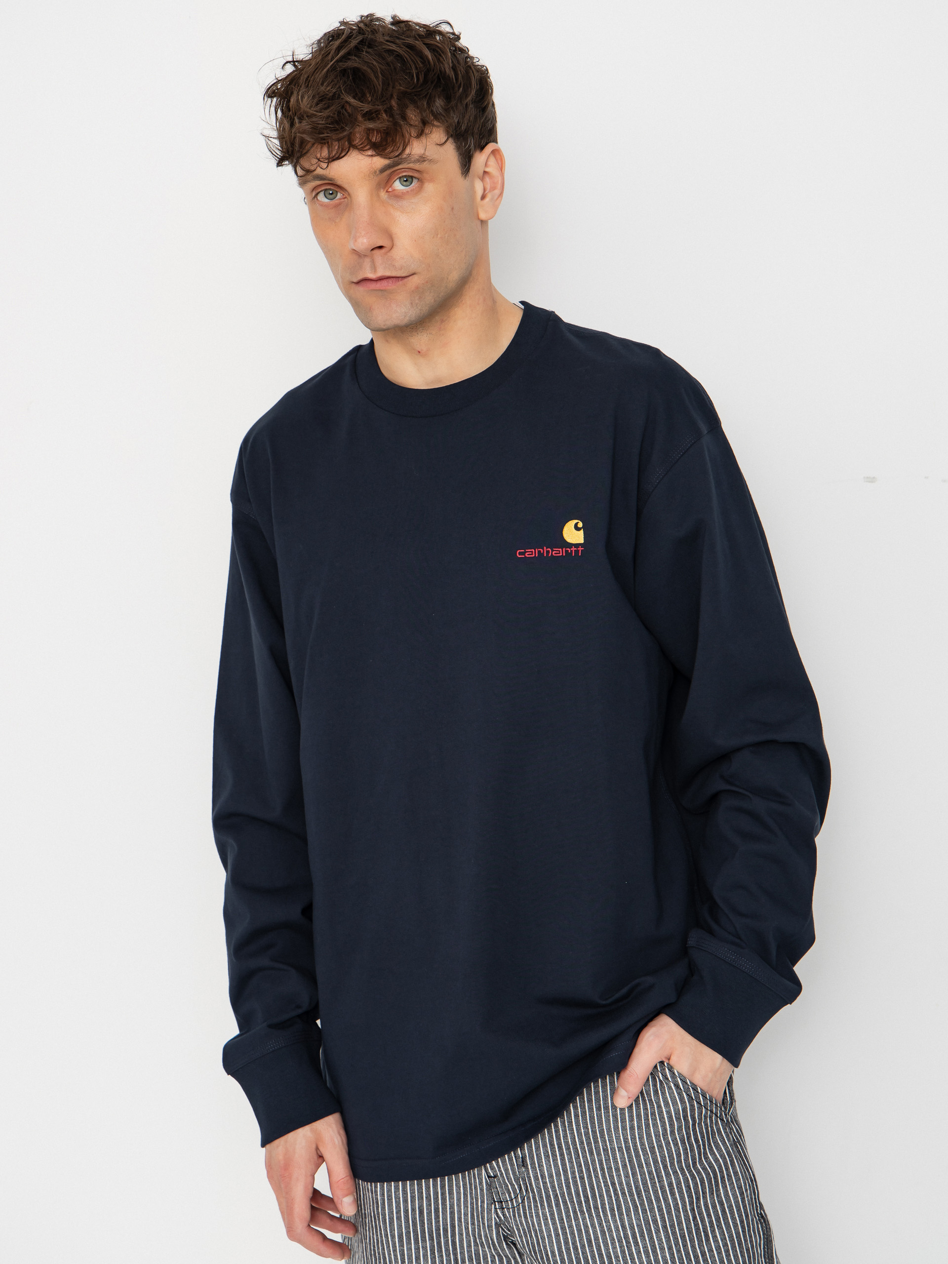 u041bu043eu043du0433u0441u043bu0456u0432 Carhartt WIP American Script (deep night)