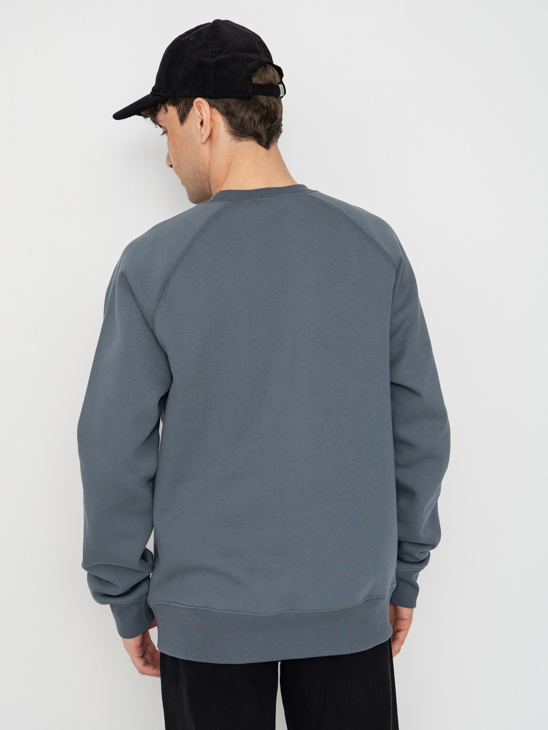 Світшот Carhartt WIP Chase (cozy blue/gold)