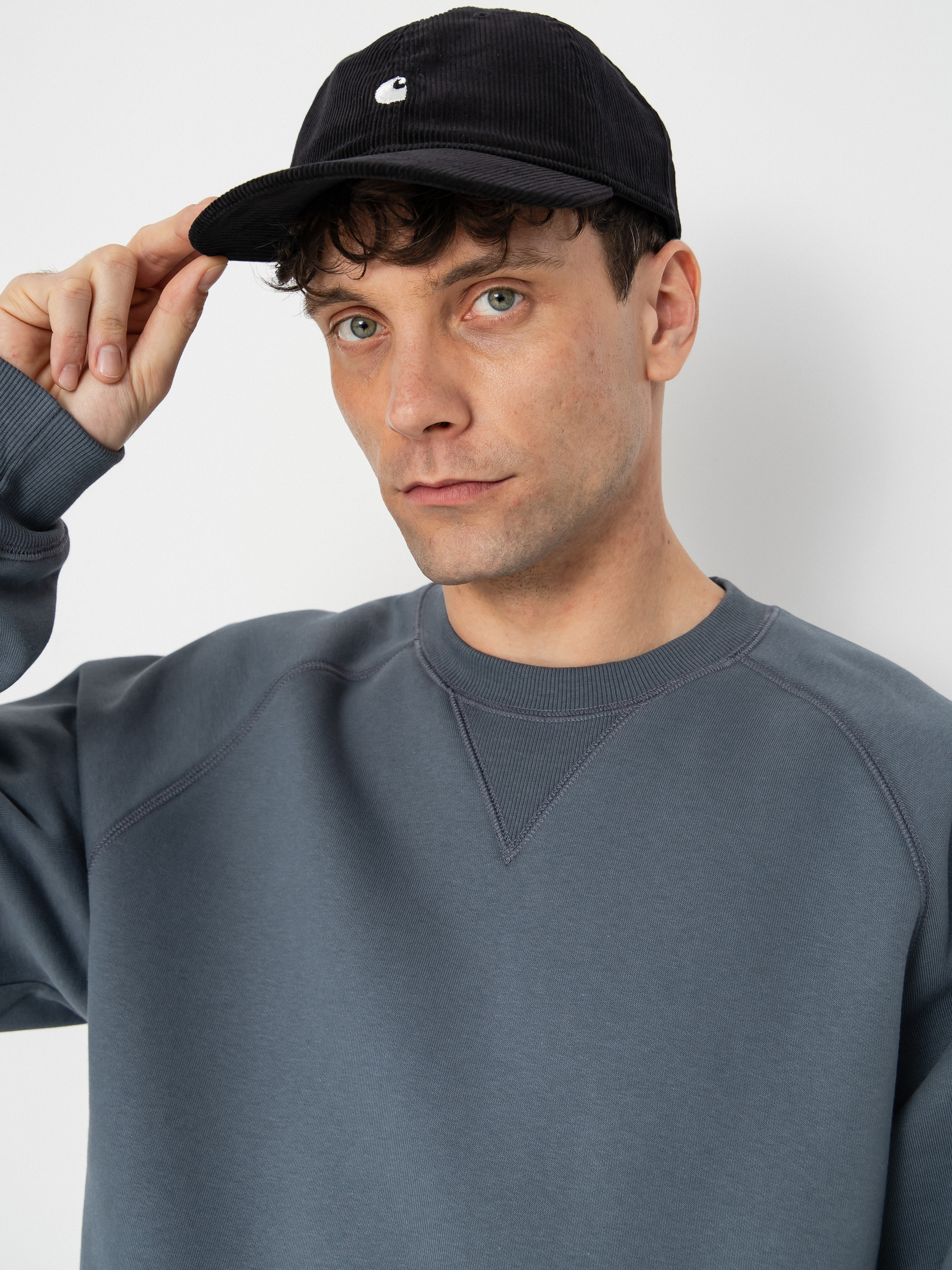 Світшот Carhartt WIP Chase (cozy blue/gold)