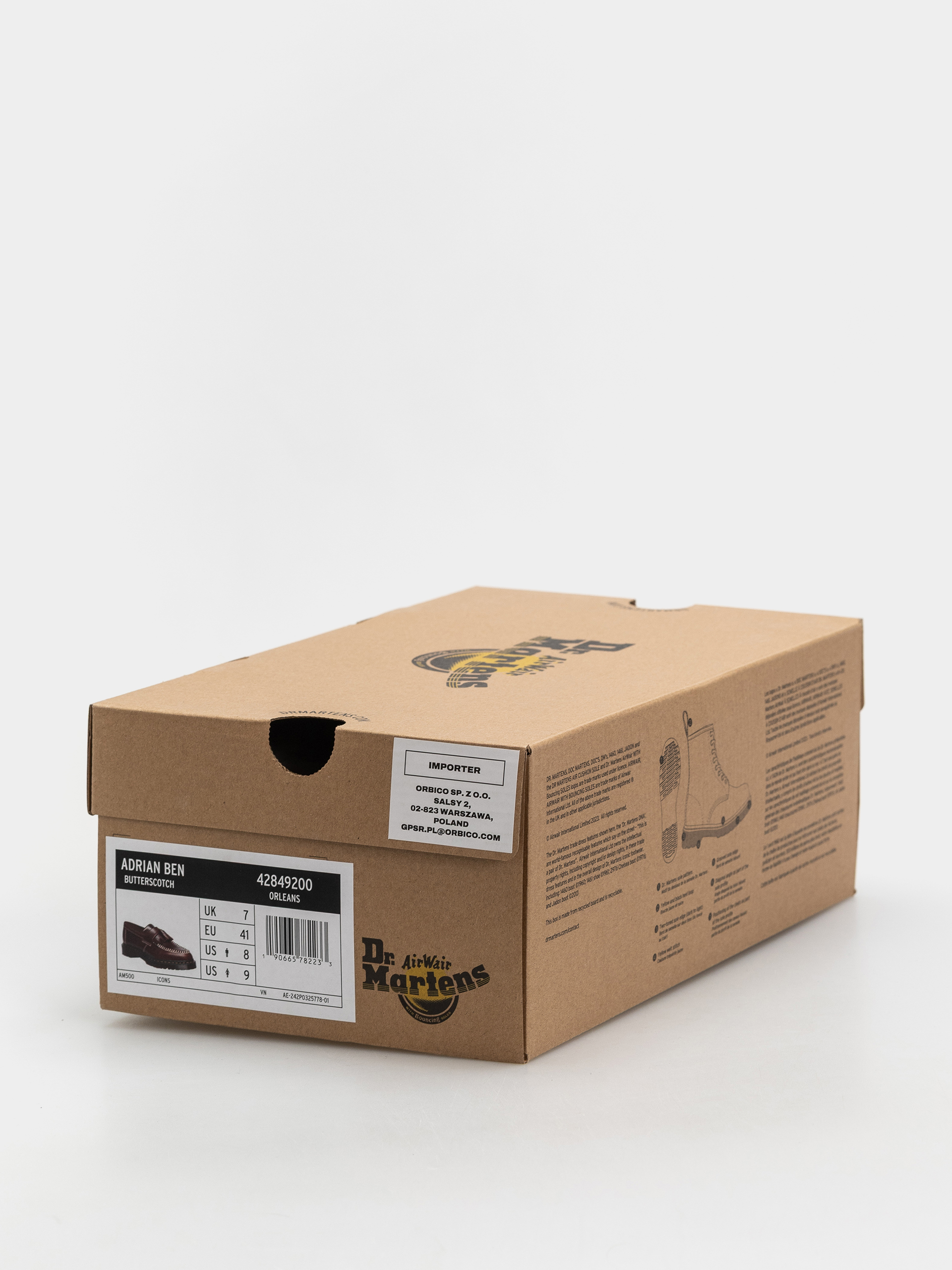 Взуття Dr. Martens Adrian Ben Tassel Loafer (butterscotch orleans)