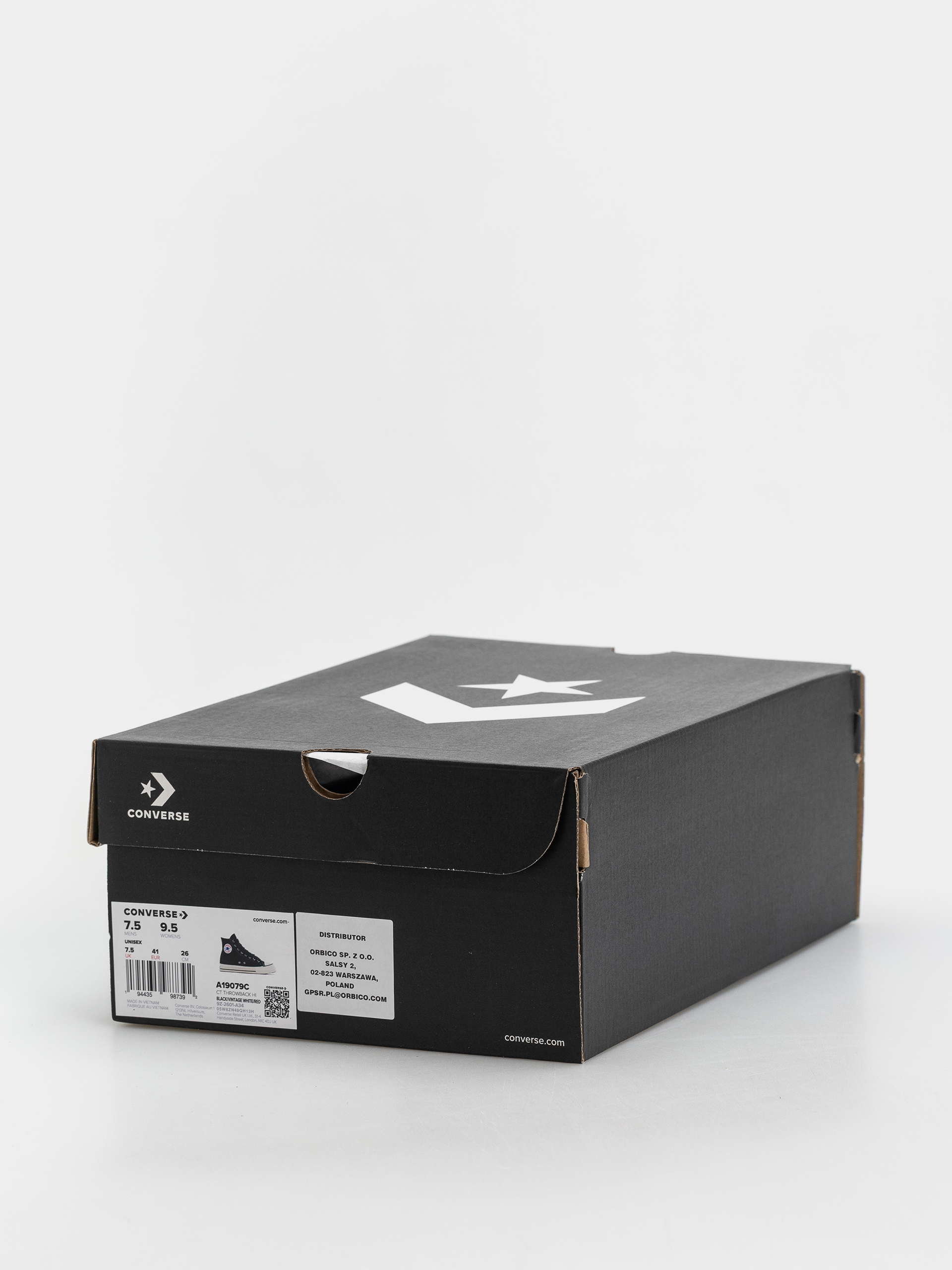 Кеди Converse Chuck Taylor Throwback Hi (black/vintage white)