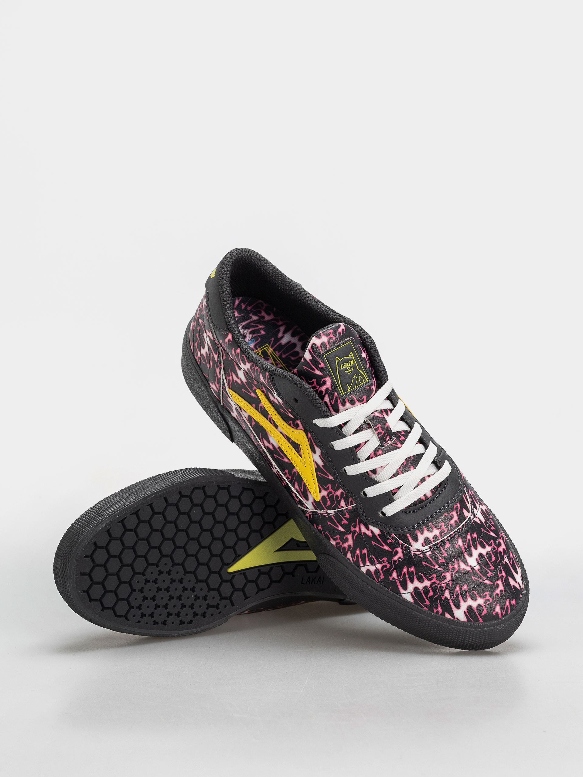 Взуття Lakai Cambridge X Rip'N'Dip (pink flame)