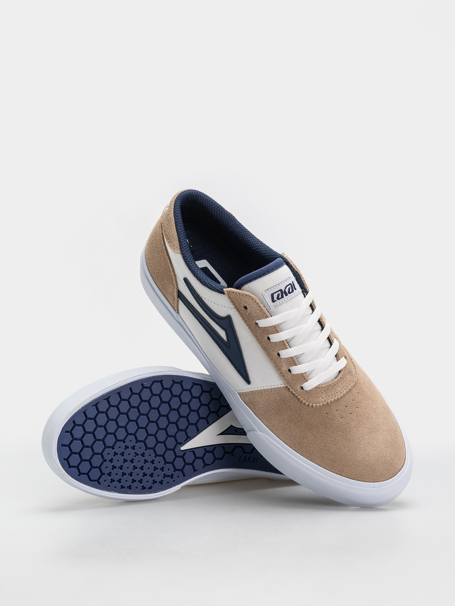 Взуття Lakai Manchester (white/tan/navy)