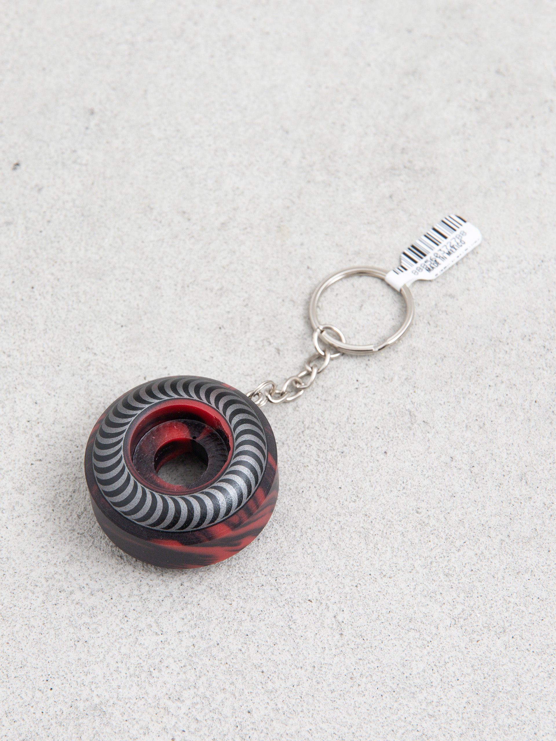 Брелок для ключів Spitfire Wheel Keychain (red swirl)
