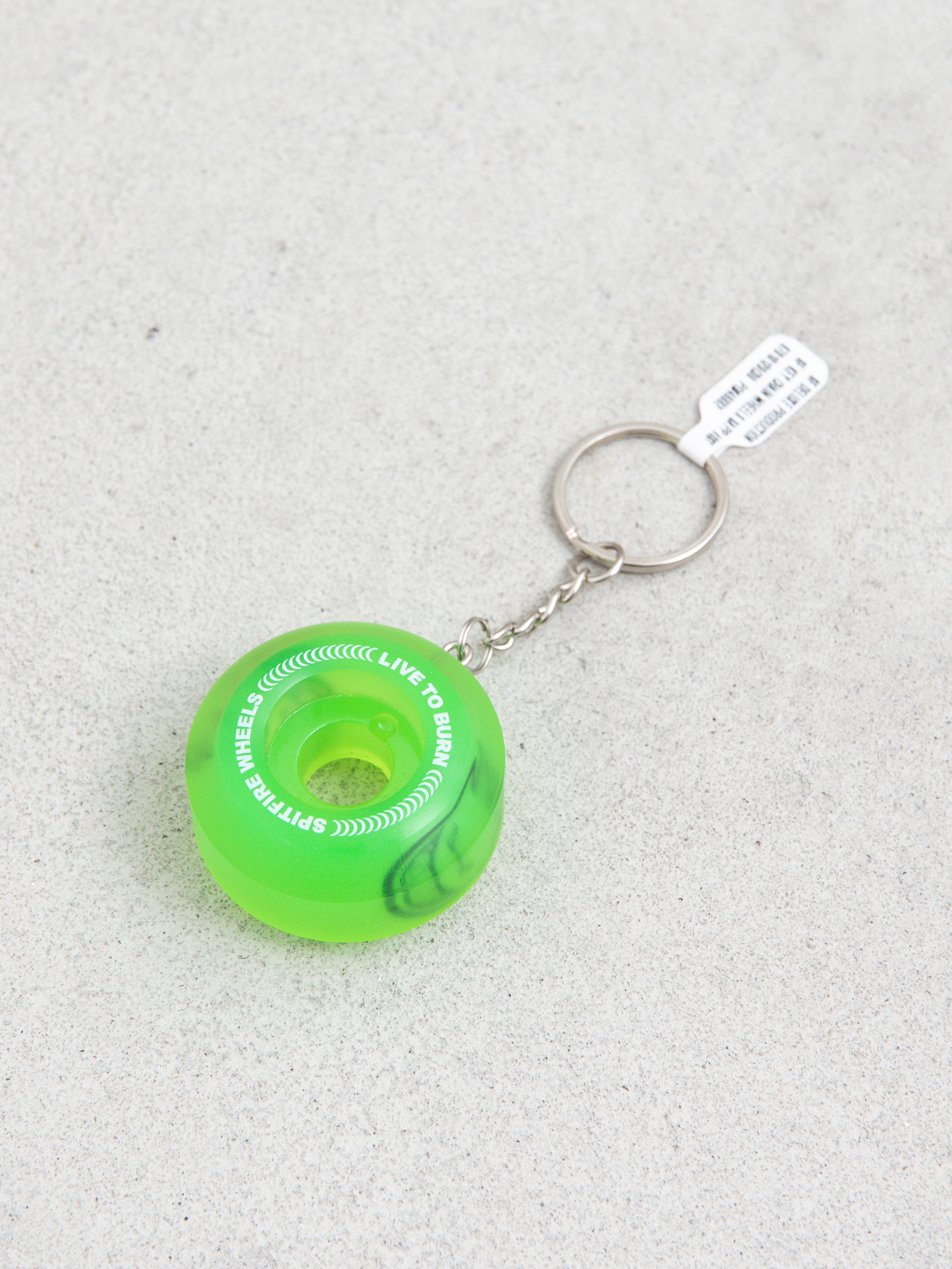 Брелок для ключів Spitfire Wheel Keychain (transparent green)