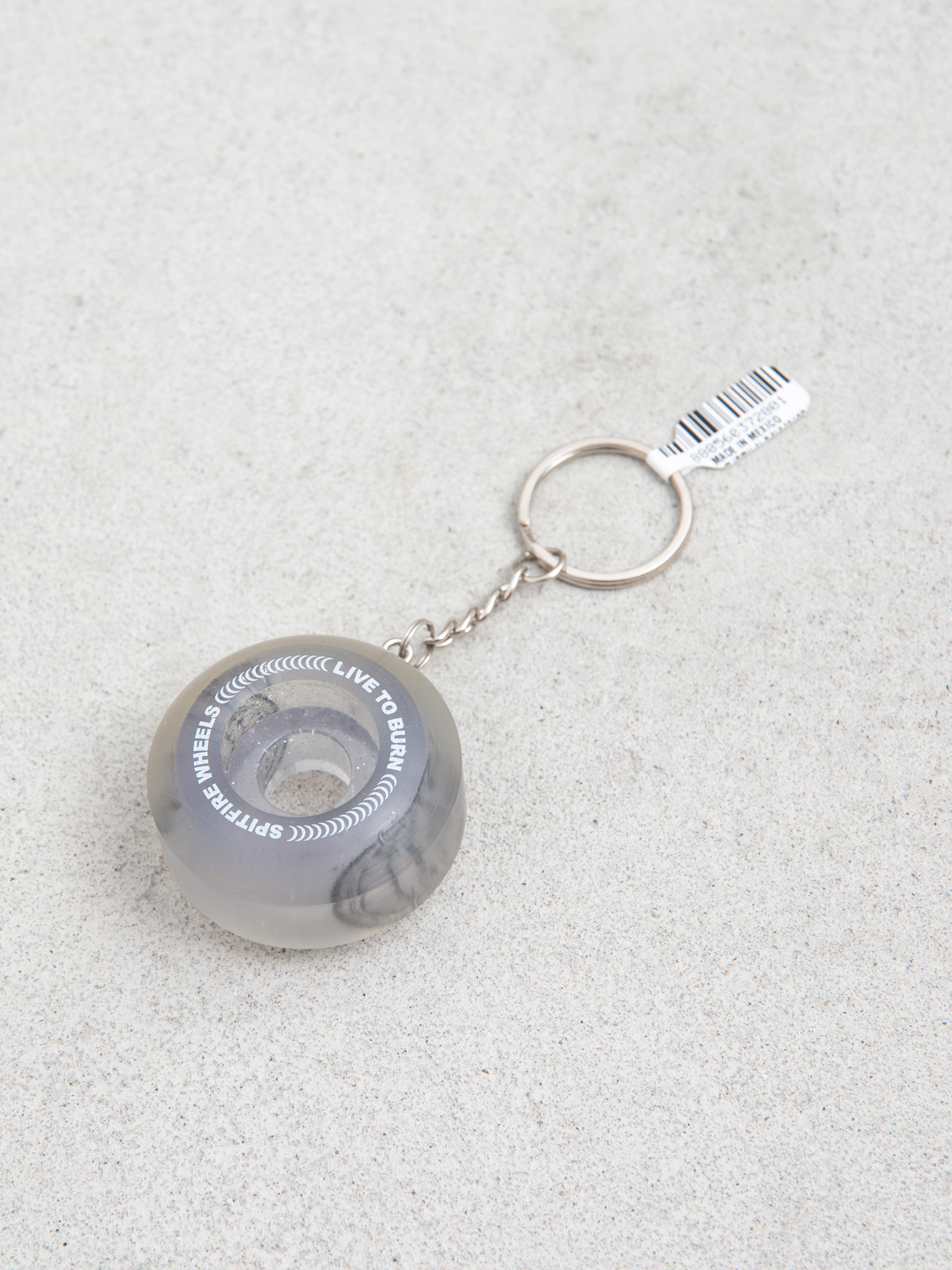 Брелок для ключів Spitfire Wheel Keychain (transparent grey)