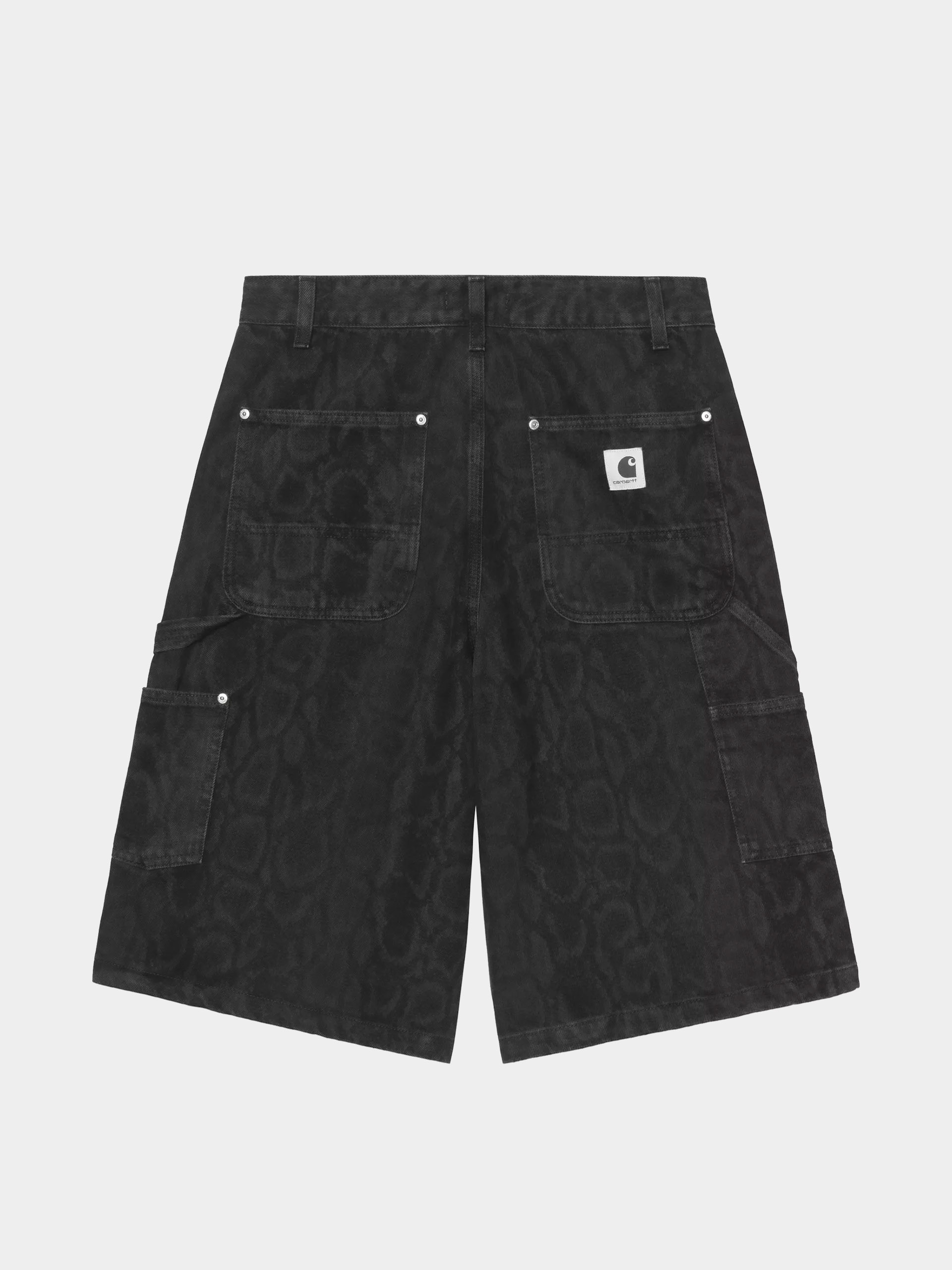 Шорти Carhartt WIP Snake Nixon Double Knee Wmn (snake camo/black)