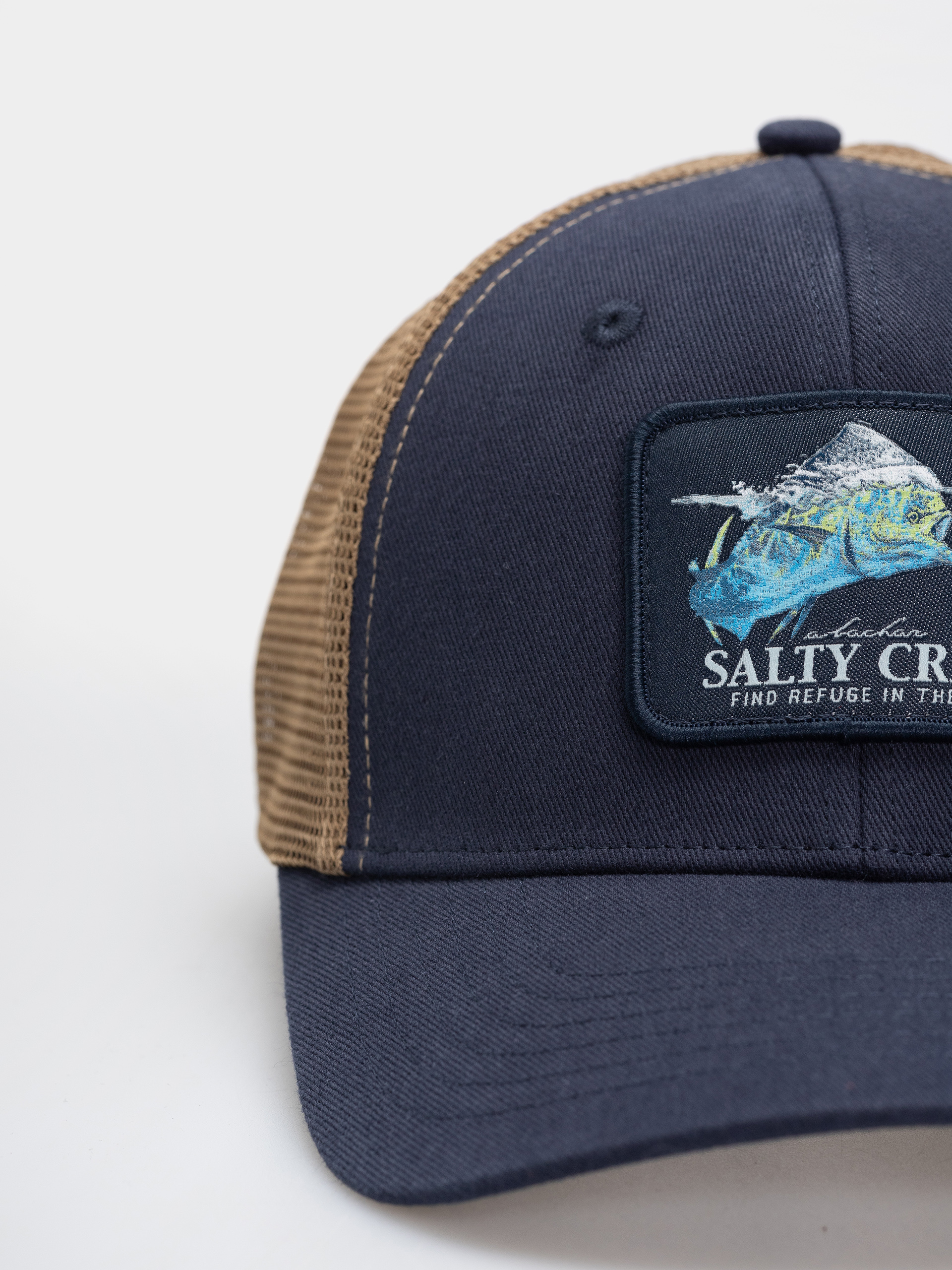 Кепка Salty Crew Mahi Surface Trucker (navy/gold)