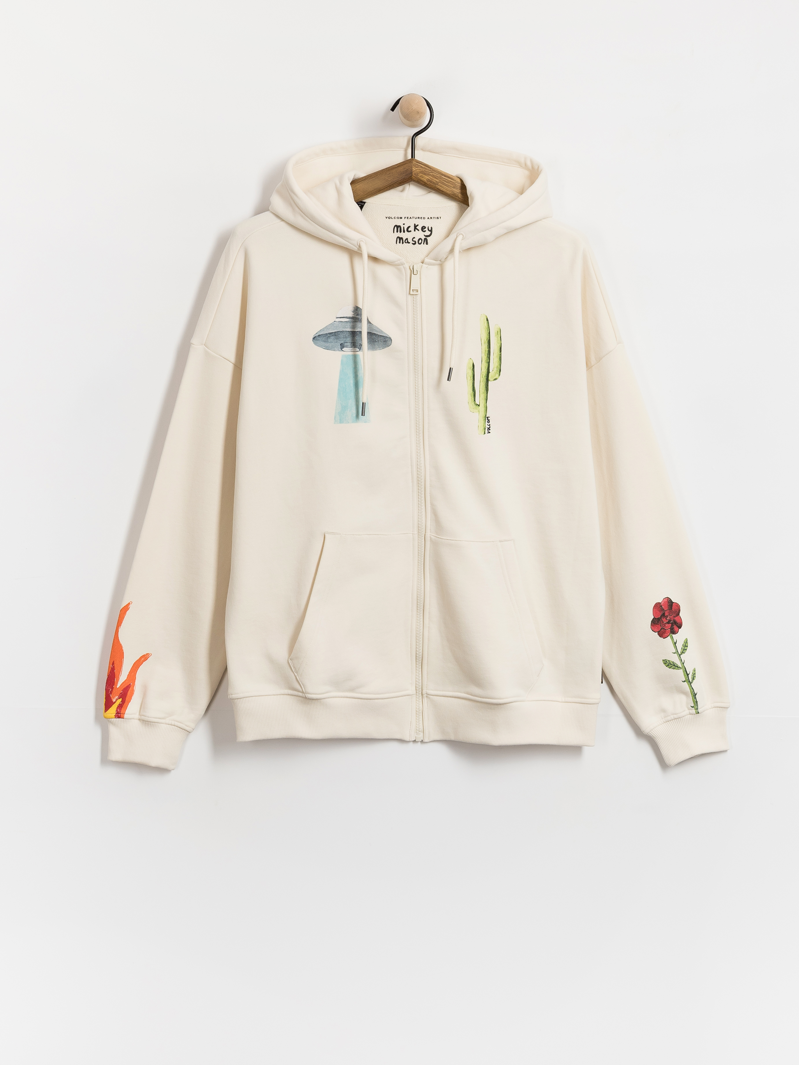 Худі Volcom Fa Mickey Mason ZHD Wmn (off white)