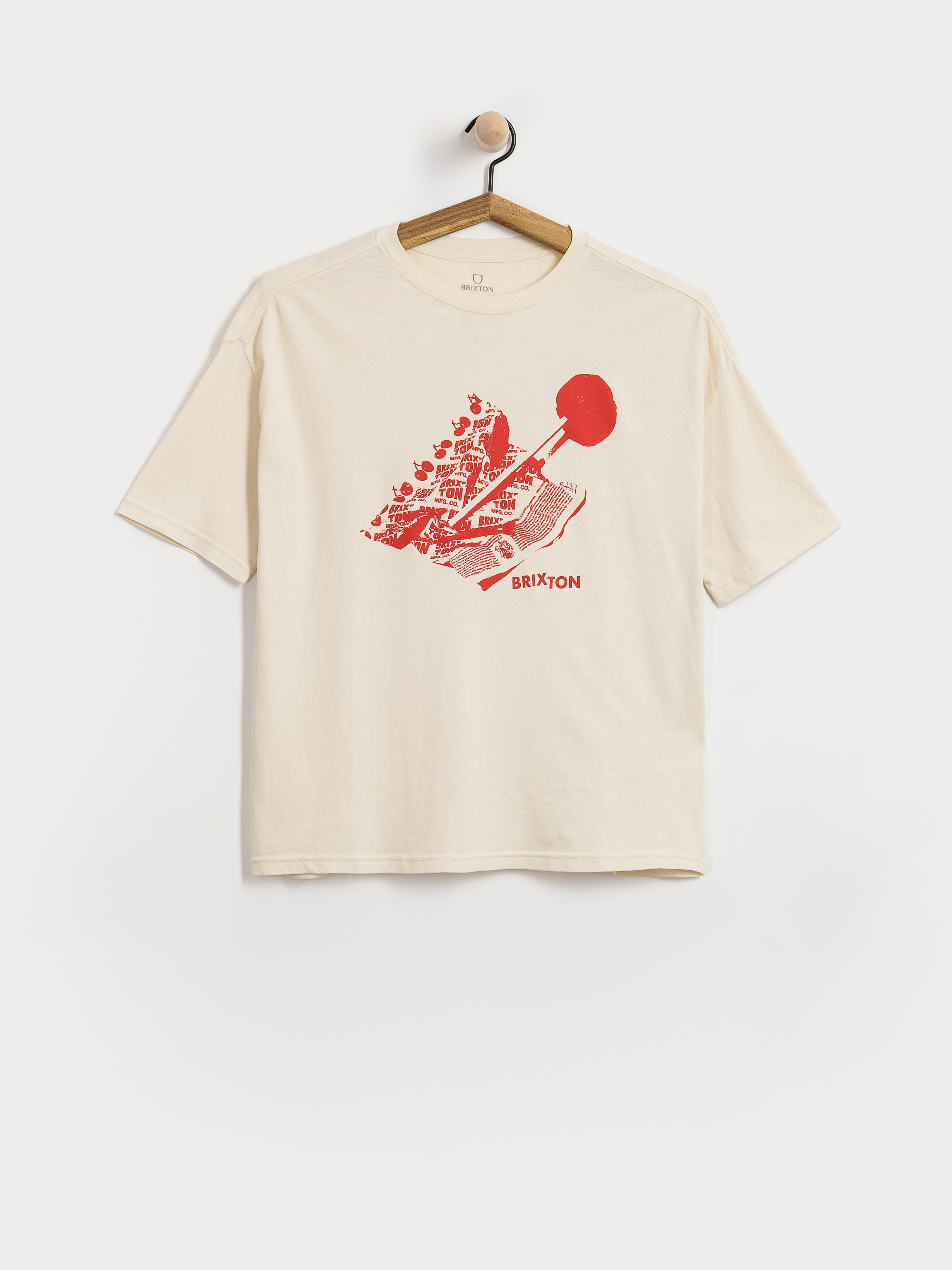 Футболка Brixton Sweet Treat Oversized Bf Wmn (whitecap)