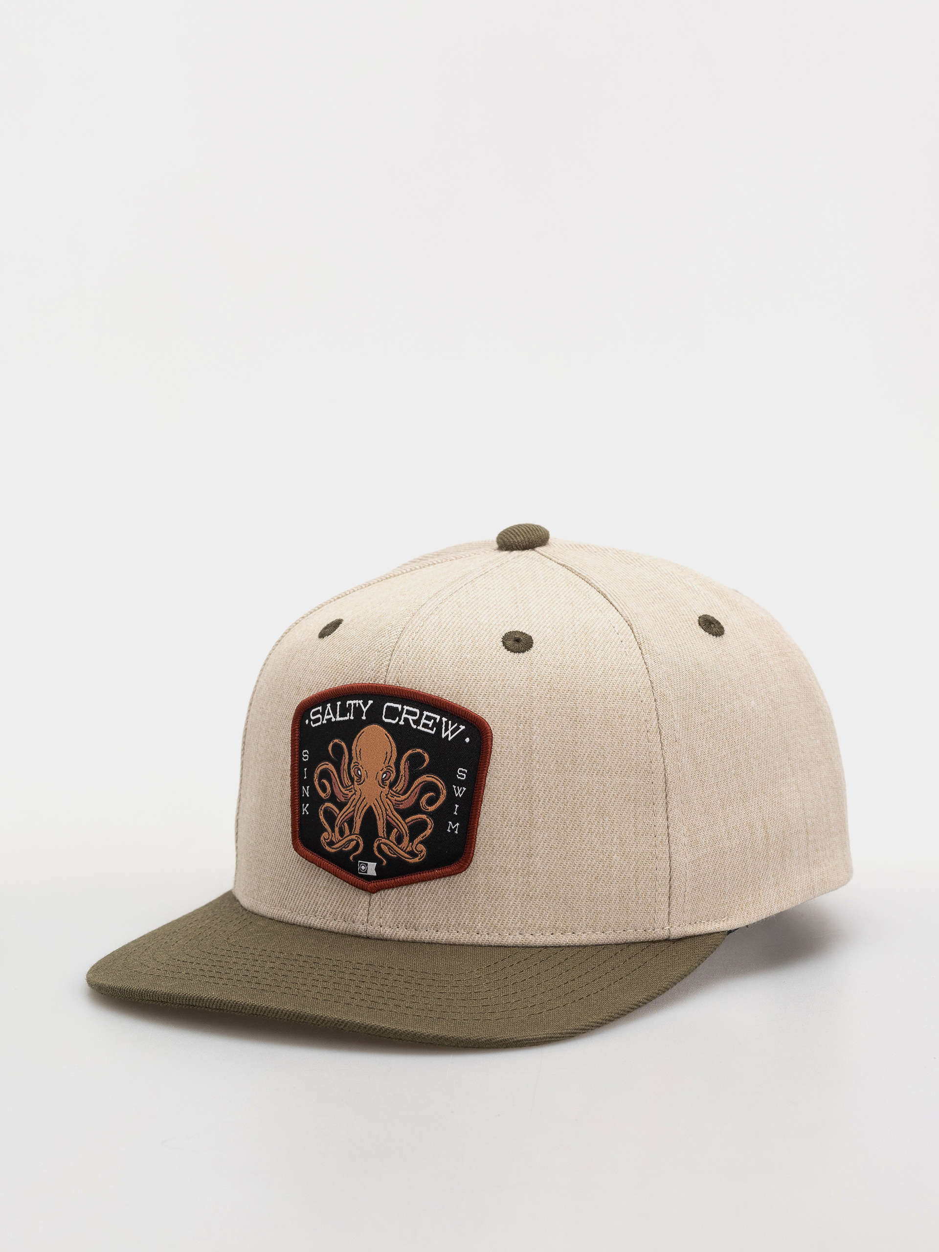 Кепка Salty Crew Tako Club Snapback (natural/olive)