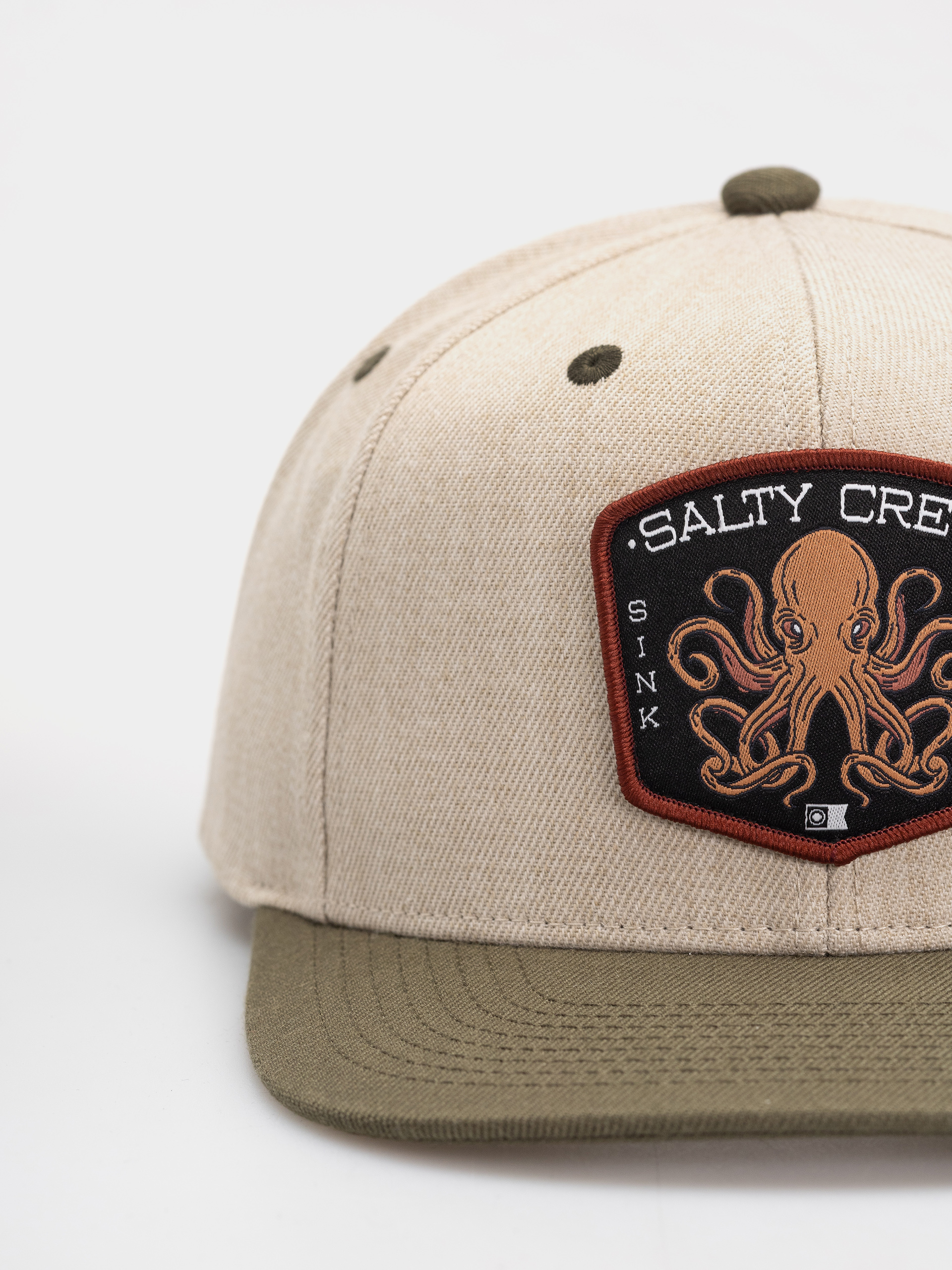 Кепка Salty Crew Tako Club Snapback (natural/olive)
